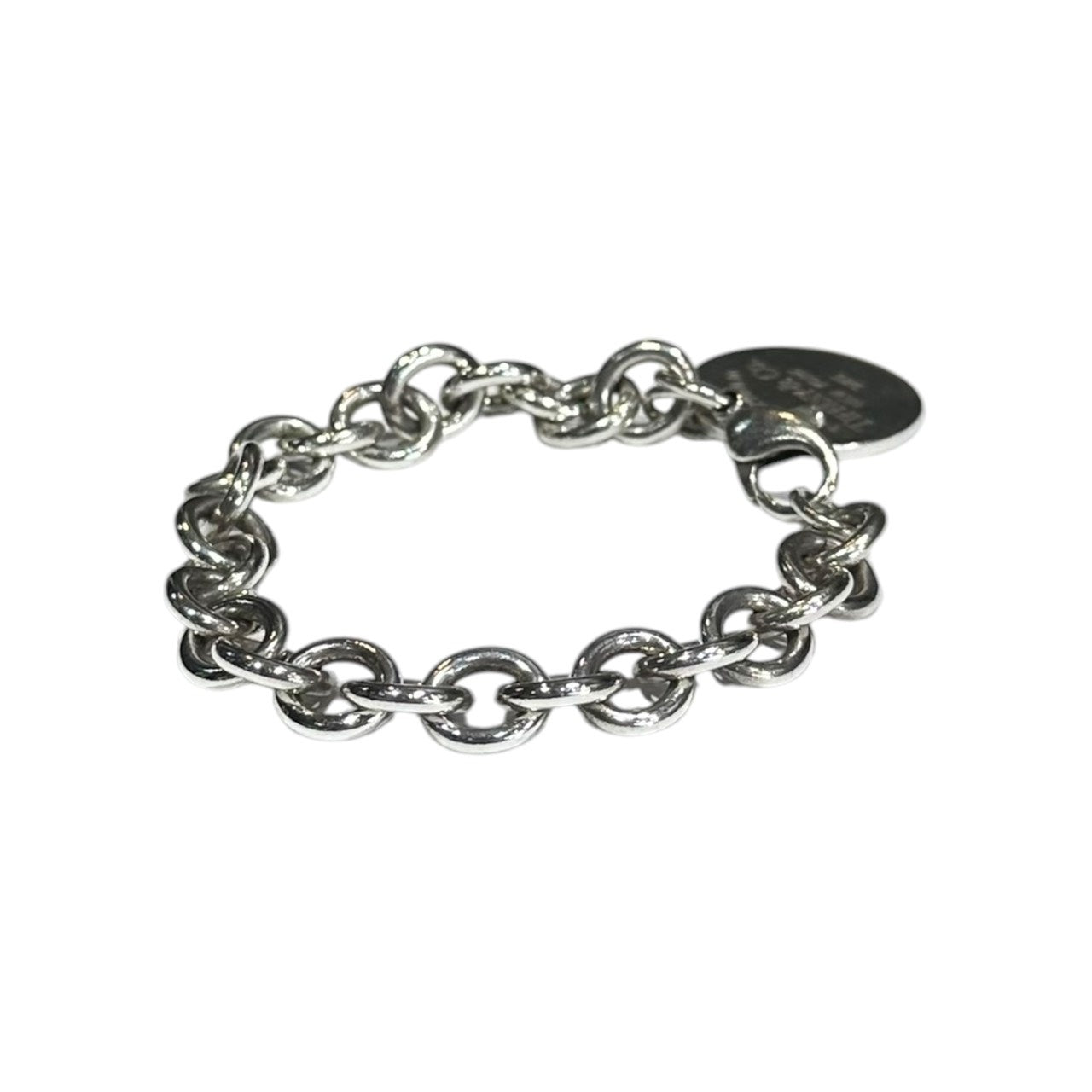 TIFFANY & CO.(ティファニー) Vintage Return to Round Tag Silver Bracelet ヴィンテージ リターントゥ ラウンド タグ シルバー ブレスレット シルバー