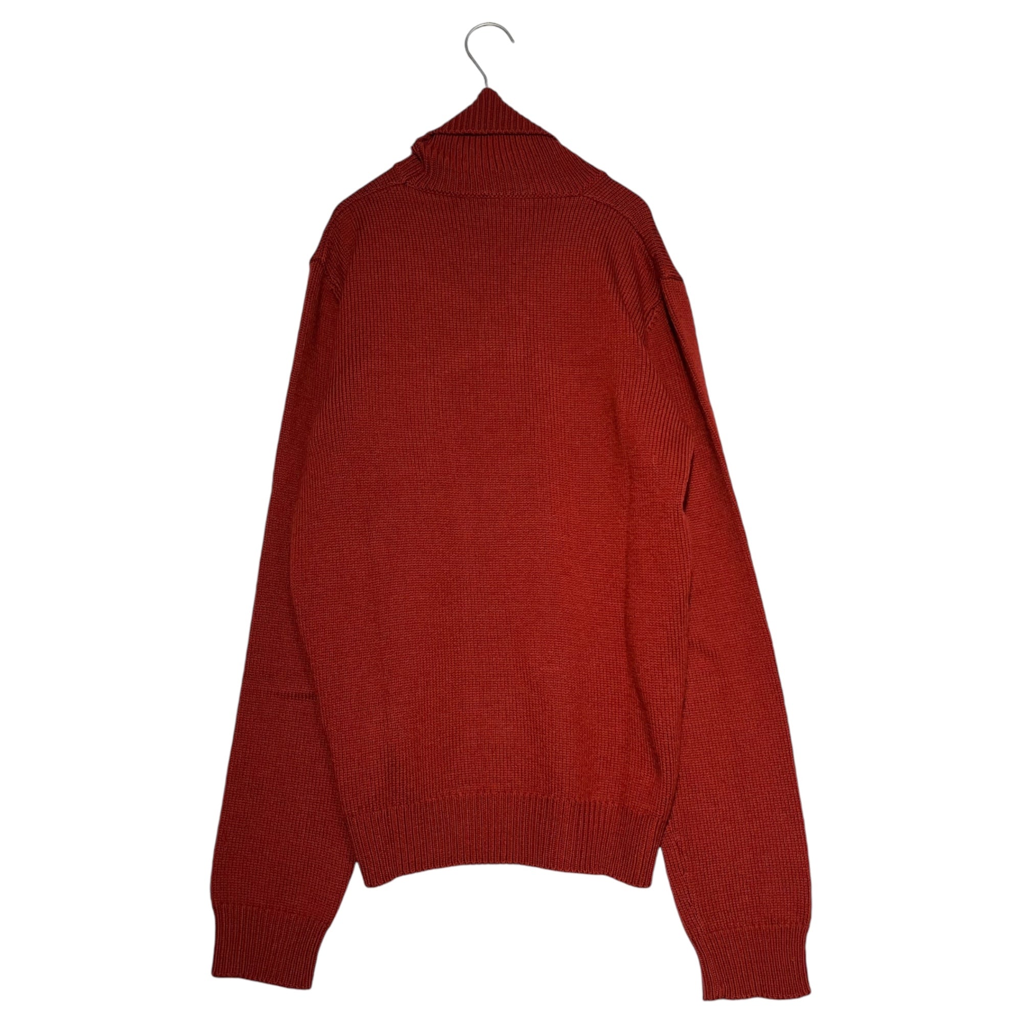 DSQUARED2(ディースクエアード) double pocket turtle neck knit ダブル ポケット タートルネック ニット S74HA0388 M レッド