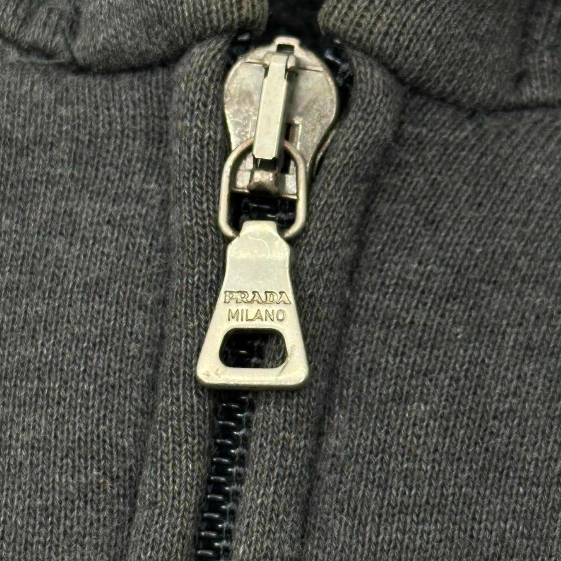 PRADA SPORT(プラダスポーツ) 00’s Archive Cotton Zip Hoodie アーカイブ コットン ジップ パーカー M グレー