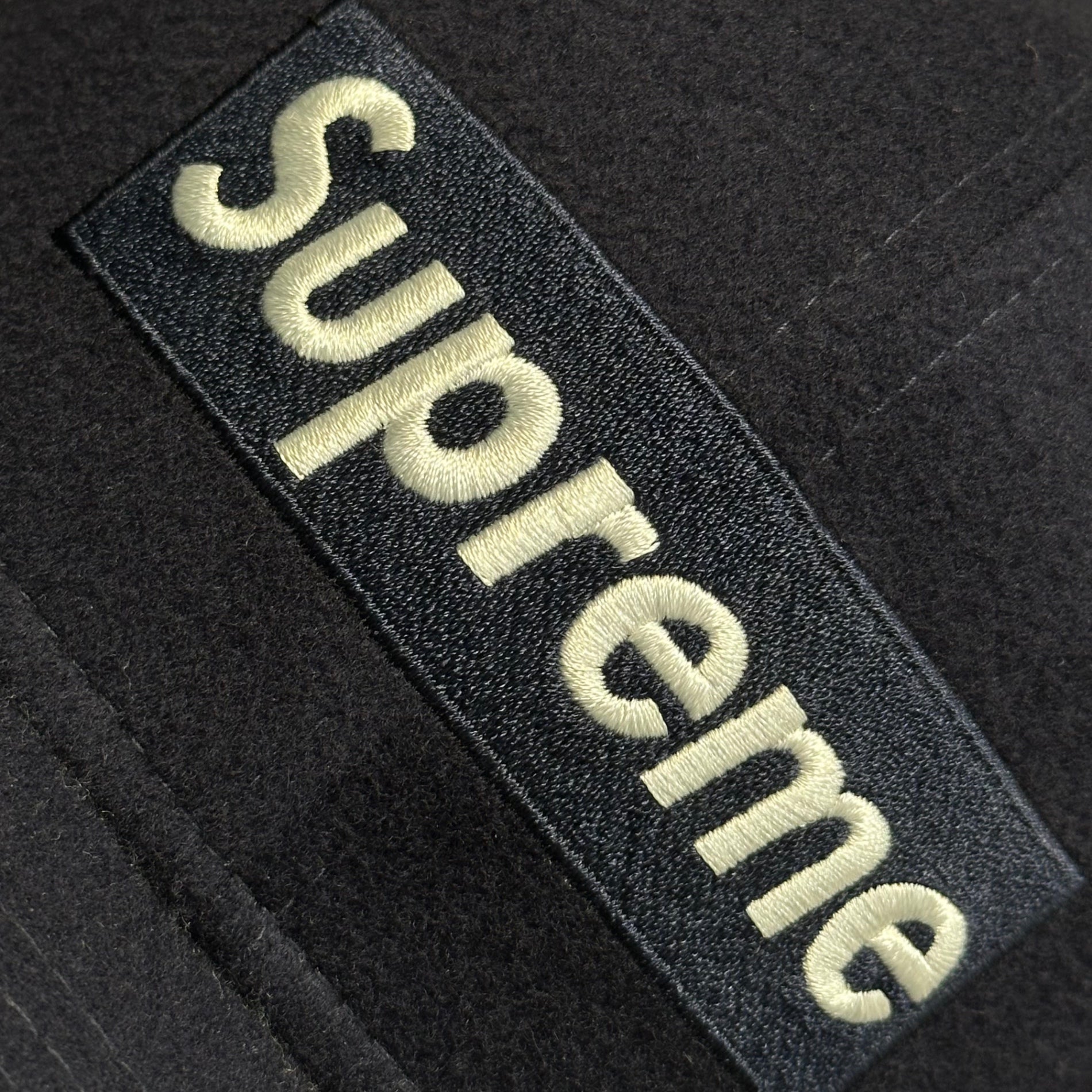SUPREME×New Era(シュプリーム×ニューエラ) 2011AW ”Loro Piana” BOX LOGO WOOL CAP ロロピアーナ ボックス ロゴ ウール キャップ 7 3/8 ネイビー
