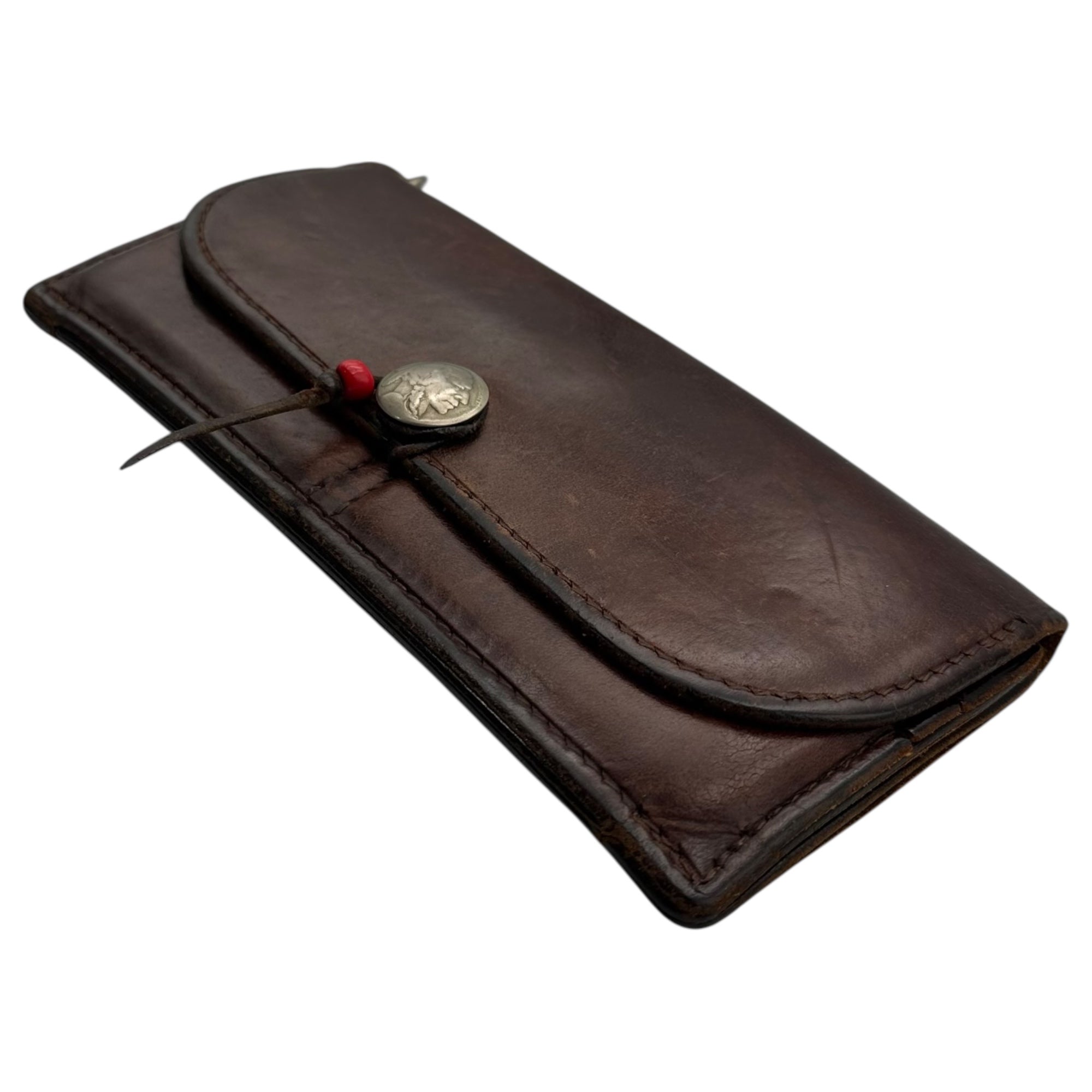 goro's(ゴローズ) Indian Concho Saddle Leather Long Wallet