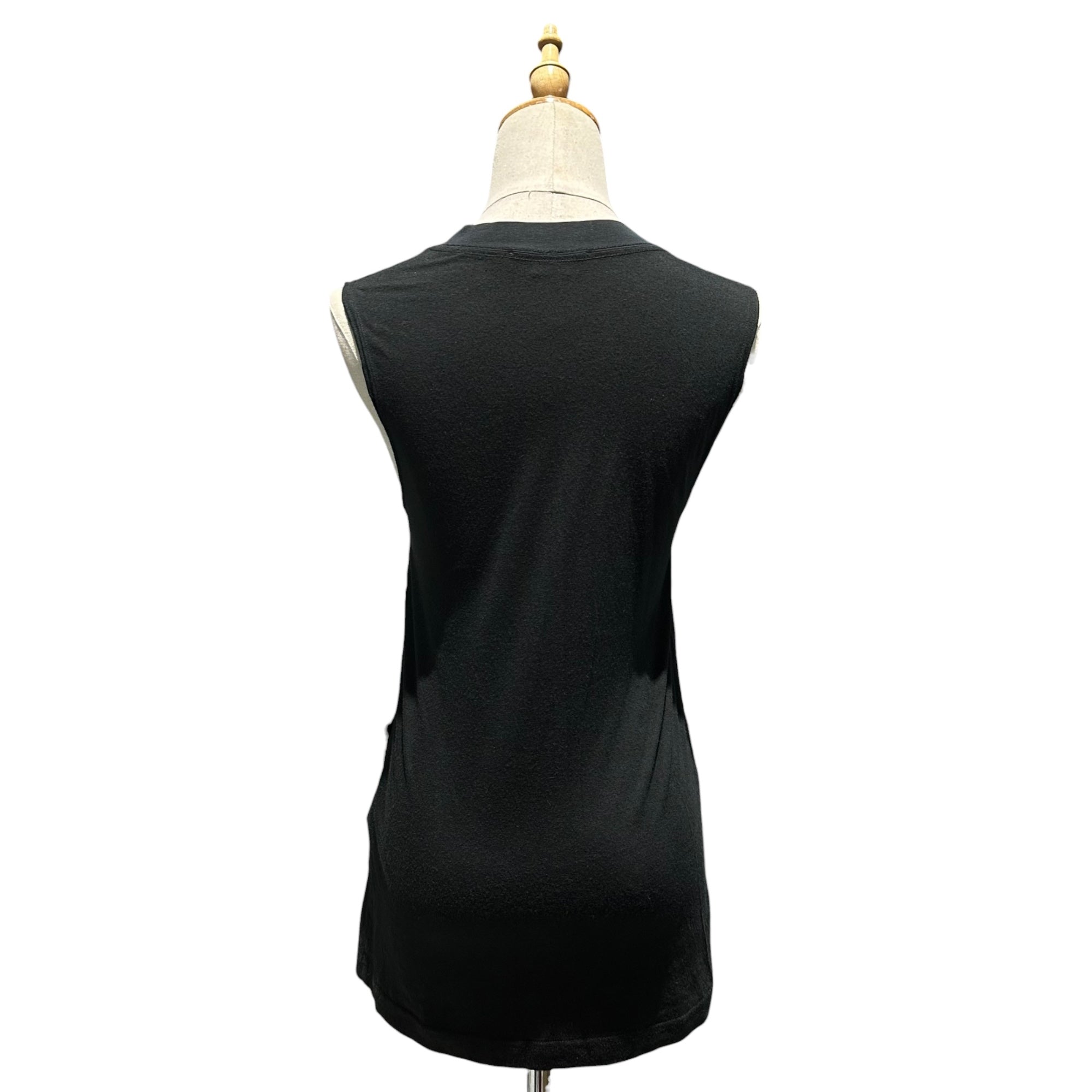 Y's Pink(ワイズ ピンク) Switch-Style Sleeveless T-Shirt 切替 ノースリーブ カットソー YL-B46-231 2(M程度) ブラック タンクトップ