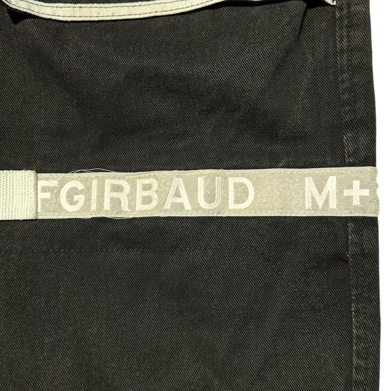 MARITHE FRANCOIS GIRBAUD(マリテフランソワジルボー) 90's~00's Shuttle Cargo Baggy Wide Pants シャトル カーゴ バギー ワイド パンツ 36 ブラック×ホワイト ヴィンテージ B-BOY Y2K