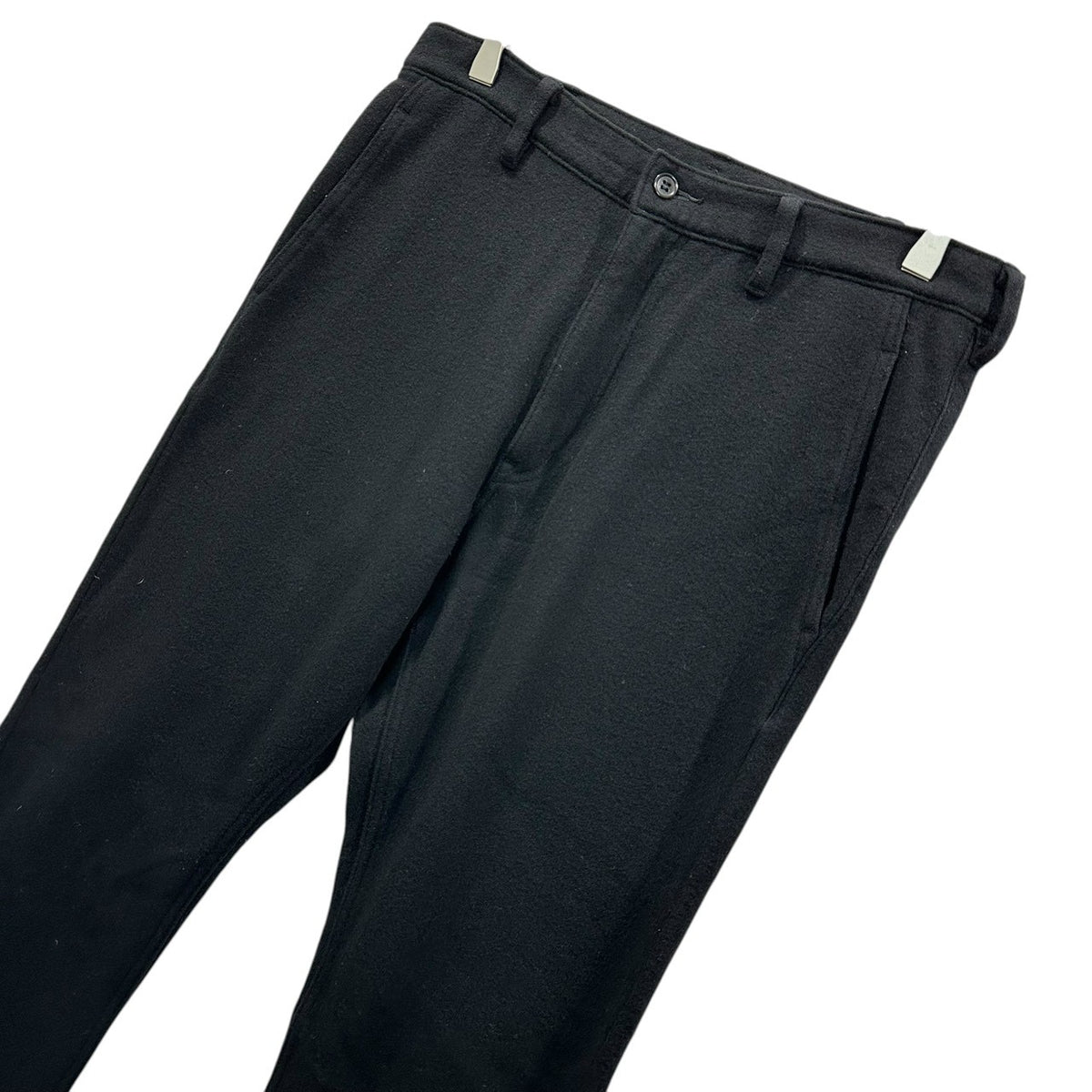 BLACK COMME des GARCONS(ブラックコムデギャルソン) 2012AW Wool Cropped Pants ウール クロップド パンツ 1J-P022 L ブラック AD2012