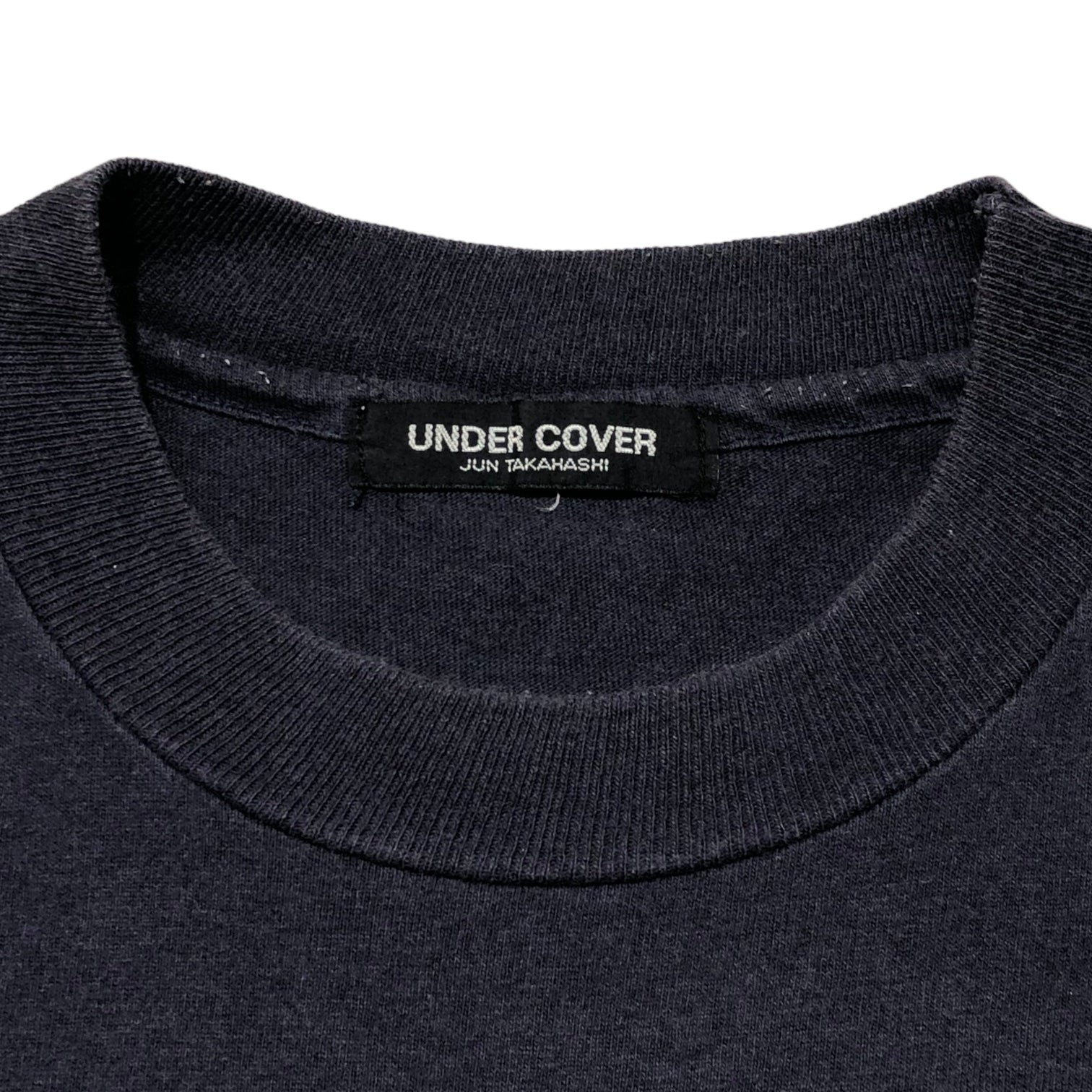 UNDERCOVER(アンダーカバー) 96AW WIRE期 有刺鉄線 星プリント Tシャツ ワイヤー期 アーカイブ M~L程度 ネイビー×ブラック 品質表示タグ無