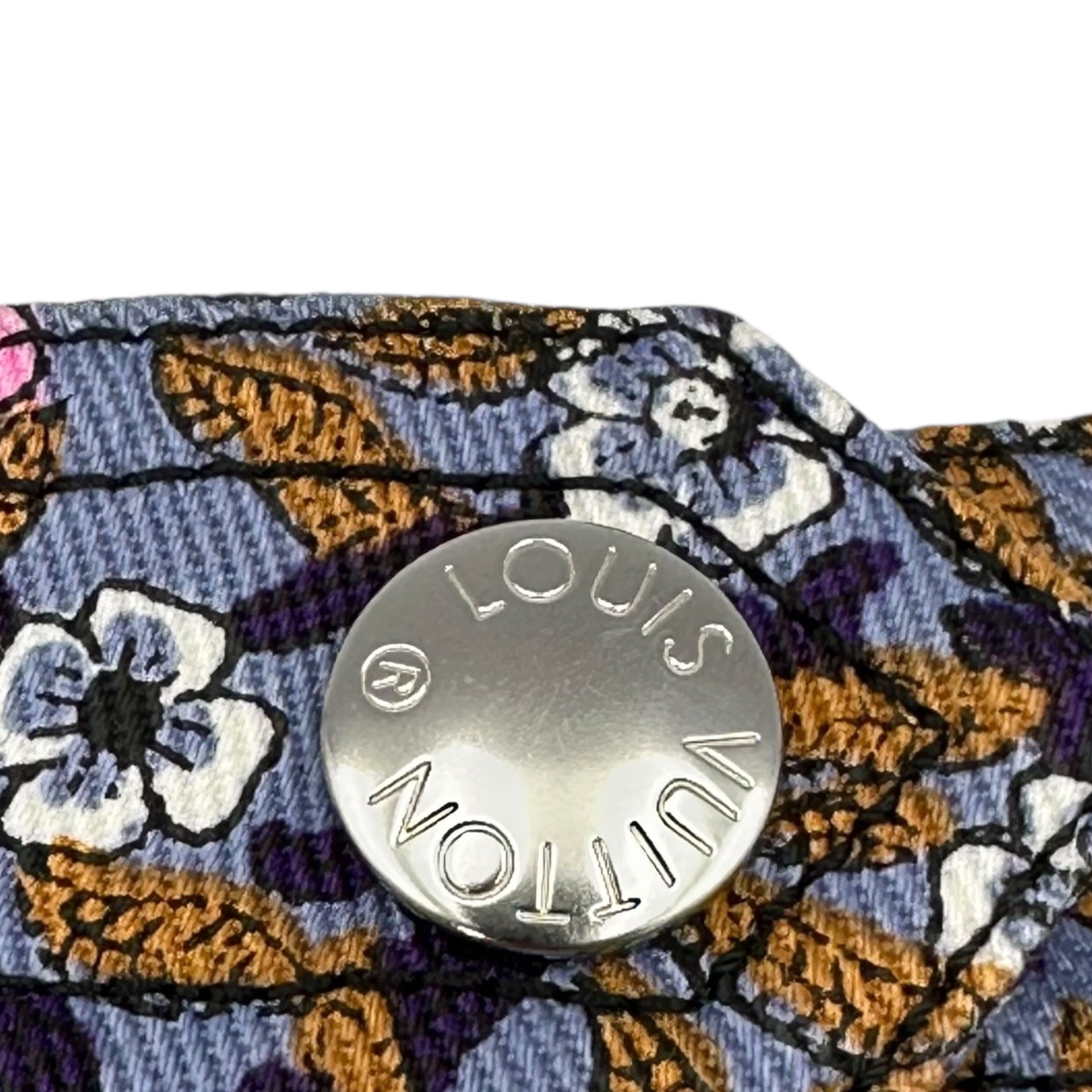 LOUIS VUITTON(ルイヴィトン) Floral Print Cotton Flare Mini Skirt 花柄 コットン フレア ミニ スカート RW152A F8SK25B74 40 パープル×ピンク