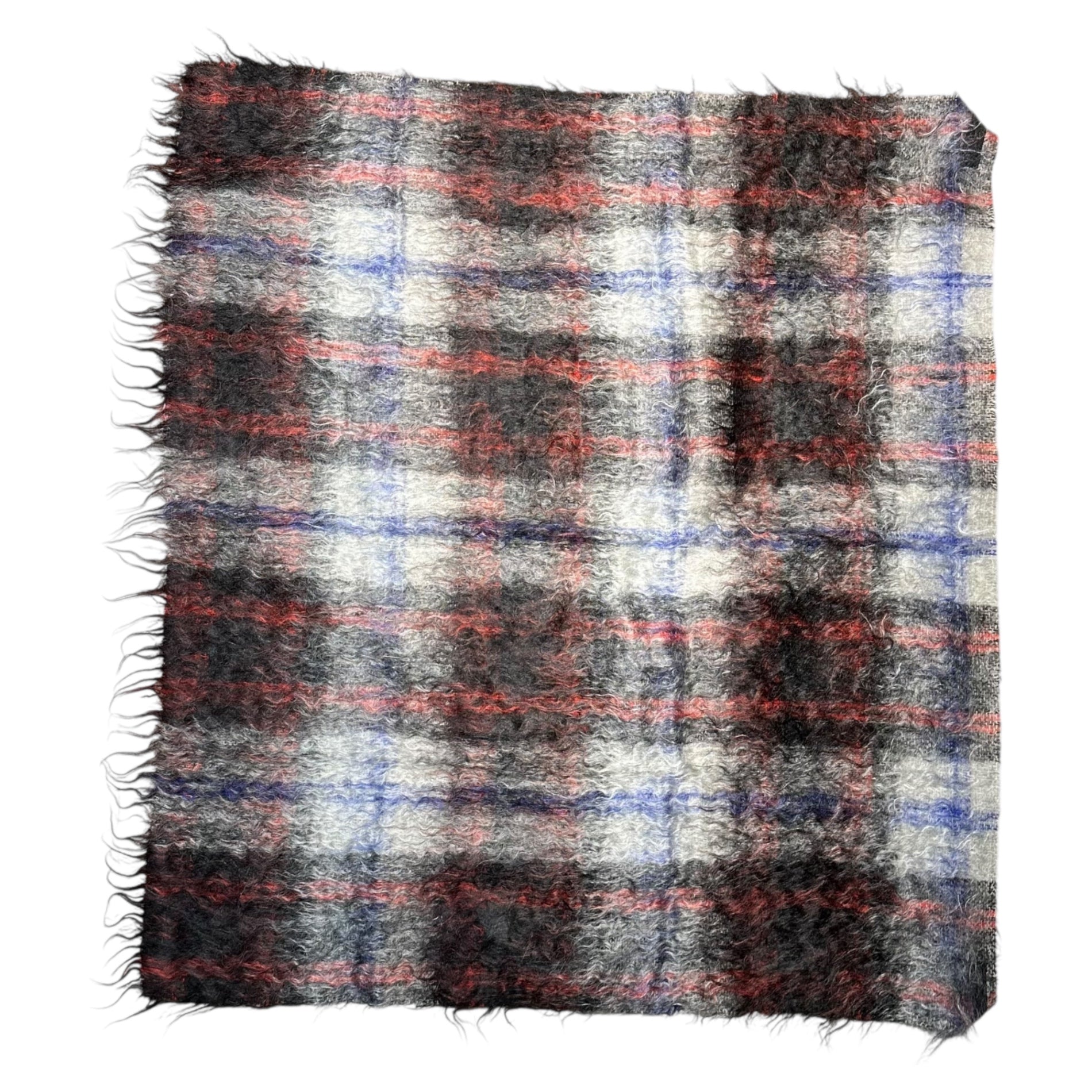 tricot COMME des GARCONS(トリココムデギャルソン) 93AW Tartan Check Wool Knit Wrap Skirt タータンチェック ウール ニット ラップ スカート TS-040380 FREE マルチ 巻き 90's