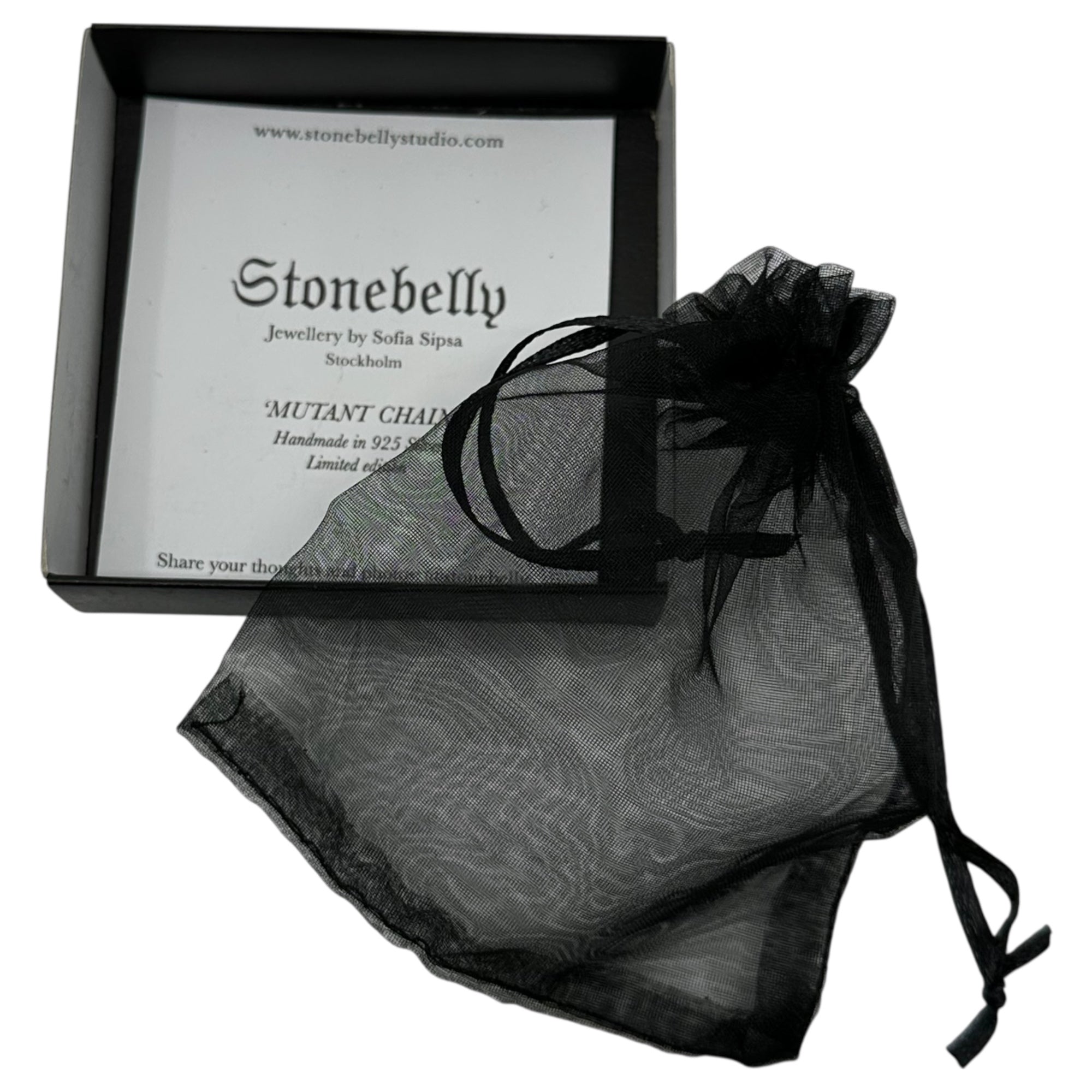 STONE BERRY(ストーンベリー) 925 Silver MUTANT CHAIN ミュータント チェーン ネックレス シルバー ストックホルム発ブランド