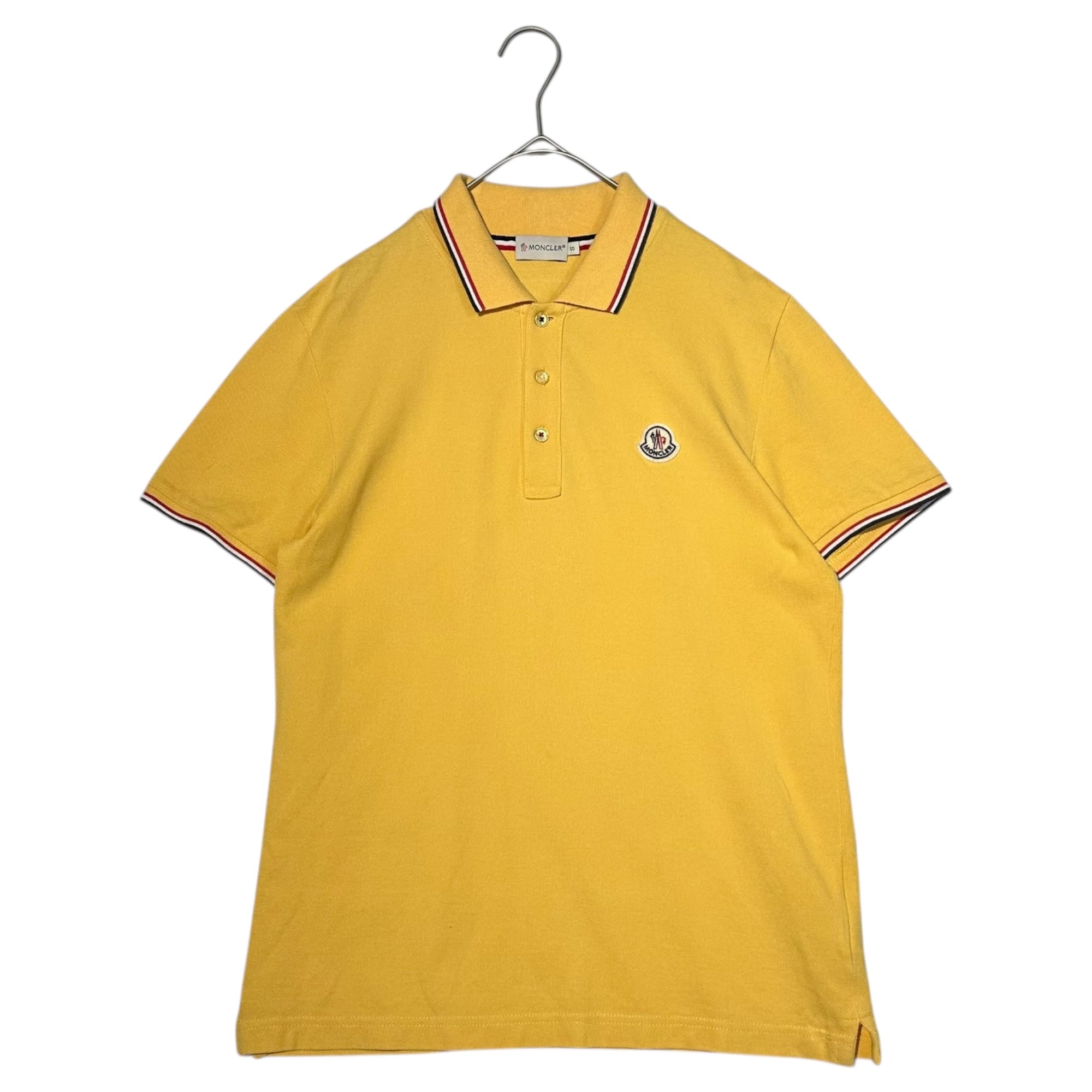 MONCLER(モンクレール) MAGLIA POLO MANIA CORTA ポロシャツ 3109 18345600 84093 S イエロー
