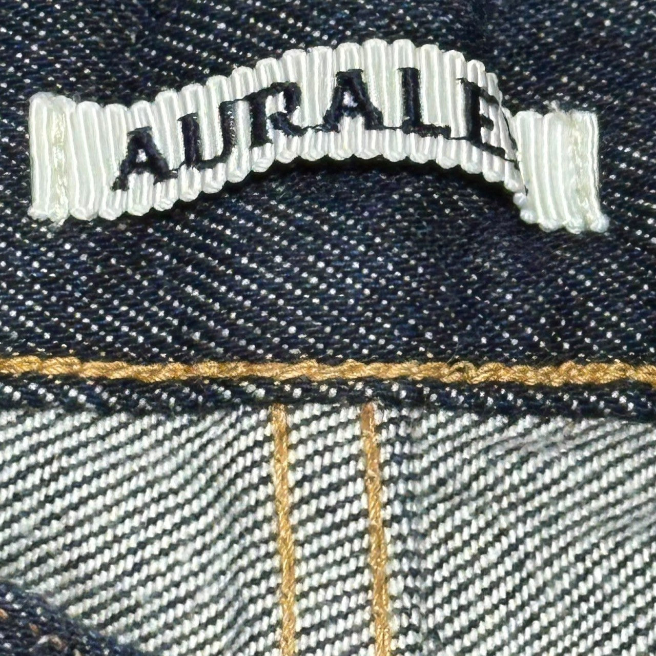 AURALEE(オーラリー) 20AW HARD TWIST DENIM 5P PANTS ハード ツイスト デニム パンツ A00P03DM 30 インディゴ