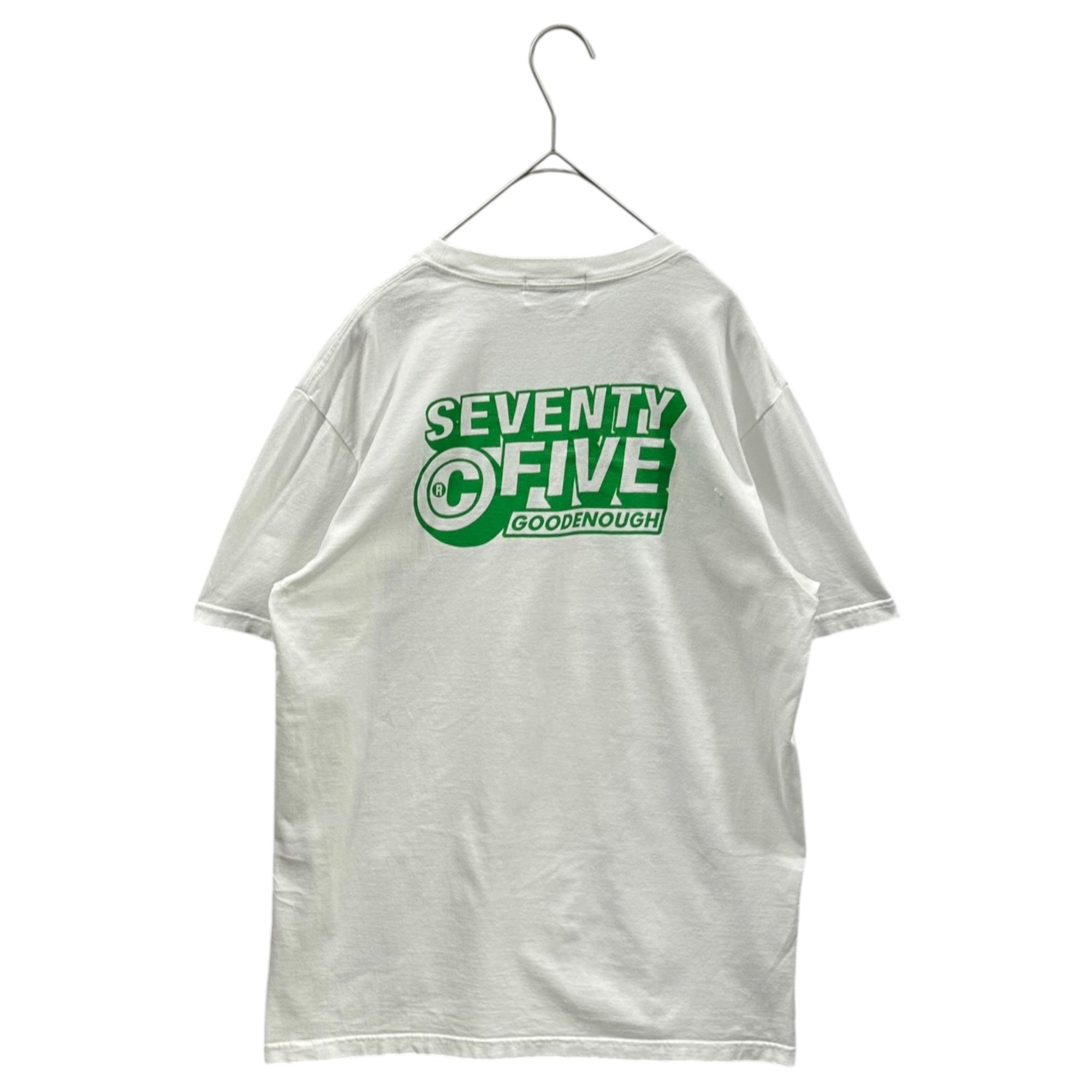GOODENOUGH(グッドイナフ) Glam G crown logo Graphic S/S T-Shirt グラムG クラウン ロゴ グラフィック 半袖 Tシャツ 表記無(M程度) ホワイト×グリーン