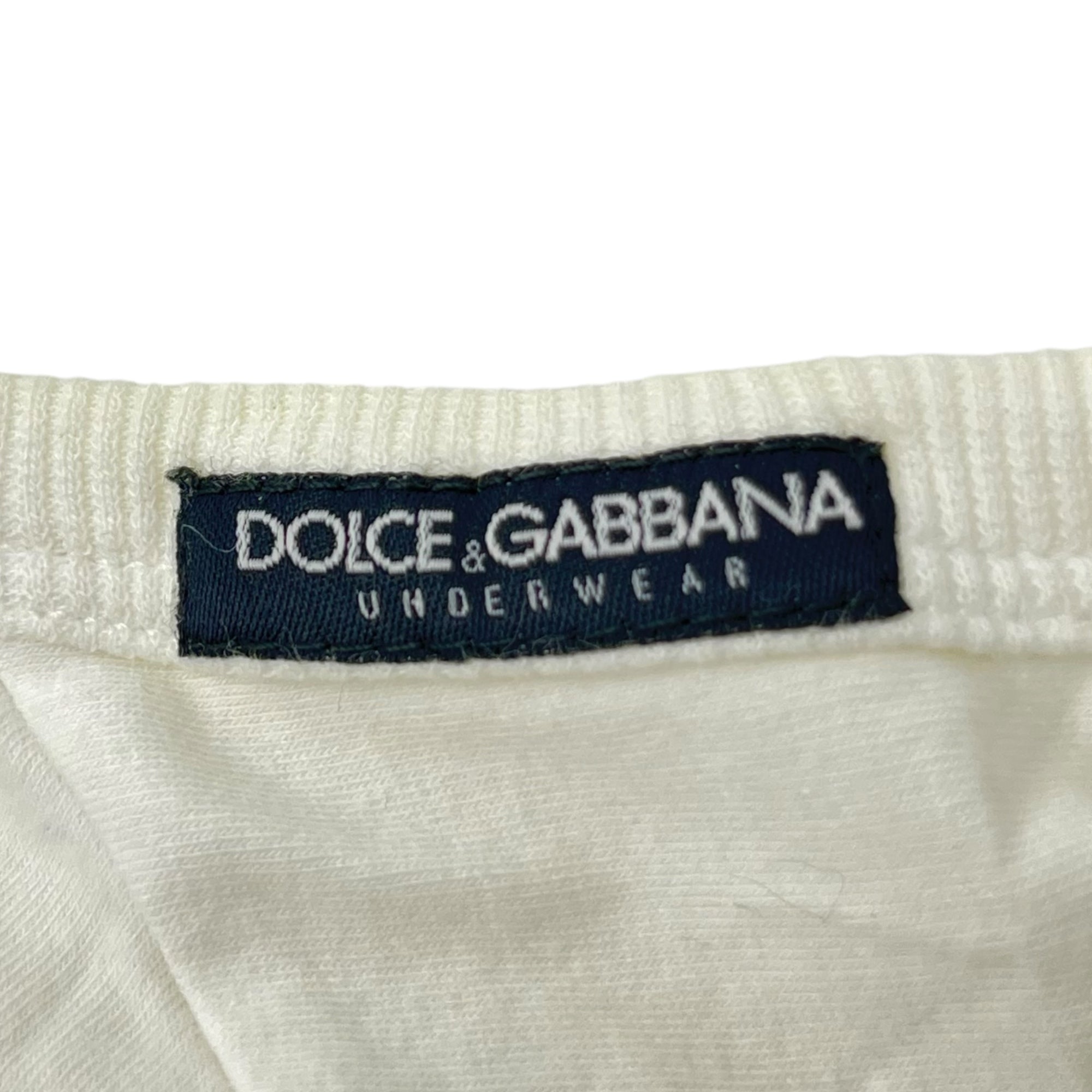 DOLCE&GABBANA(ドルチェ&ガッバーナドルガバ) BOXE stretch ringer t-shirt ストレッチ リンガー Tシャツ M11312 / OMD27-B S ホワイト