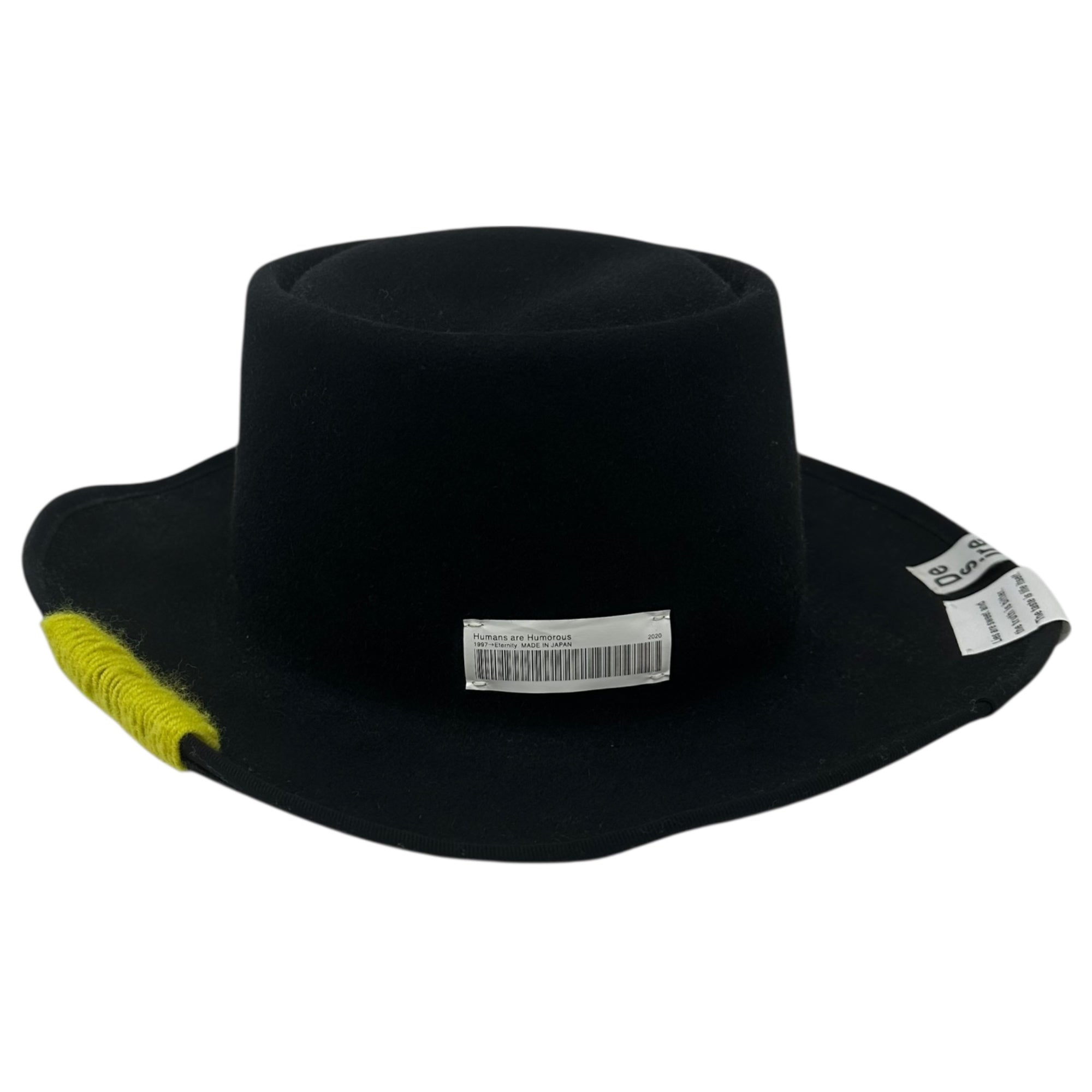 CA4LA(カシラ) AKIMOTO (AKM) Series Wool Stitch Wide-Brim Hat アキモト シリーズ 毛糸 ステッチ ワイド ブリム ハット AKM00022 ブラック