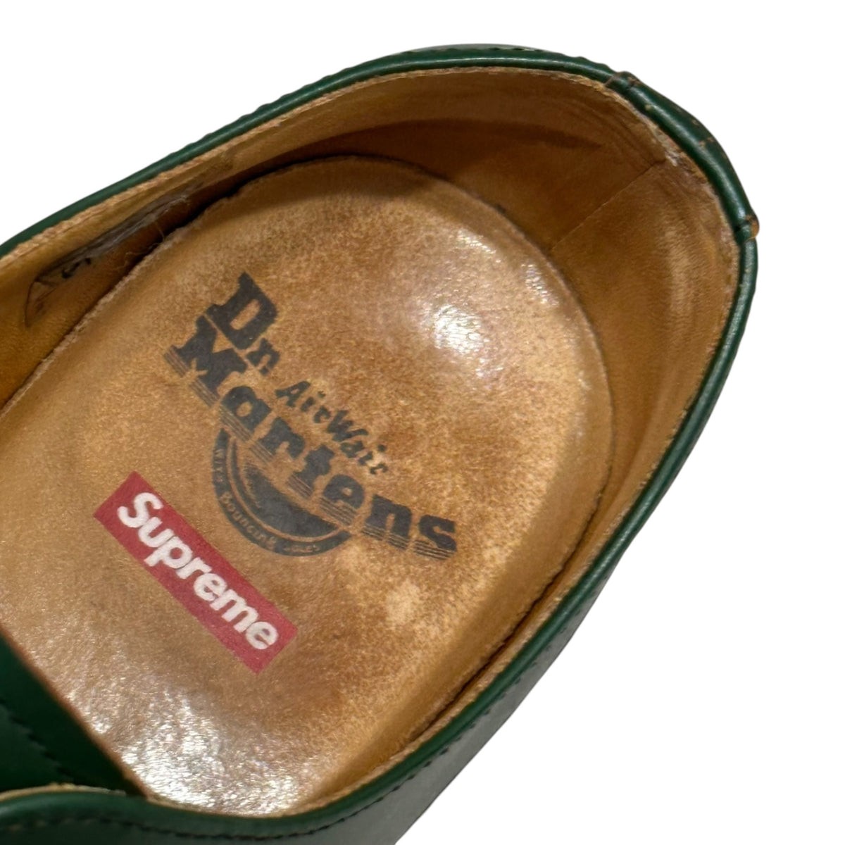 DR.MARTENS×SUPREME(ドクターマーチン×シュプリーム) Custom 1461 3-Eye Shoe 3ホール シューズ 1461SH 23450300 US8(26cm) グリーン レザー 革靴 コラボ