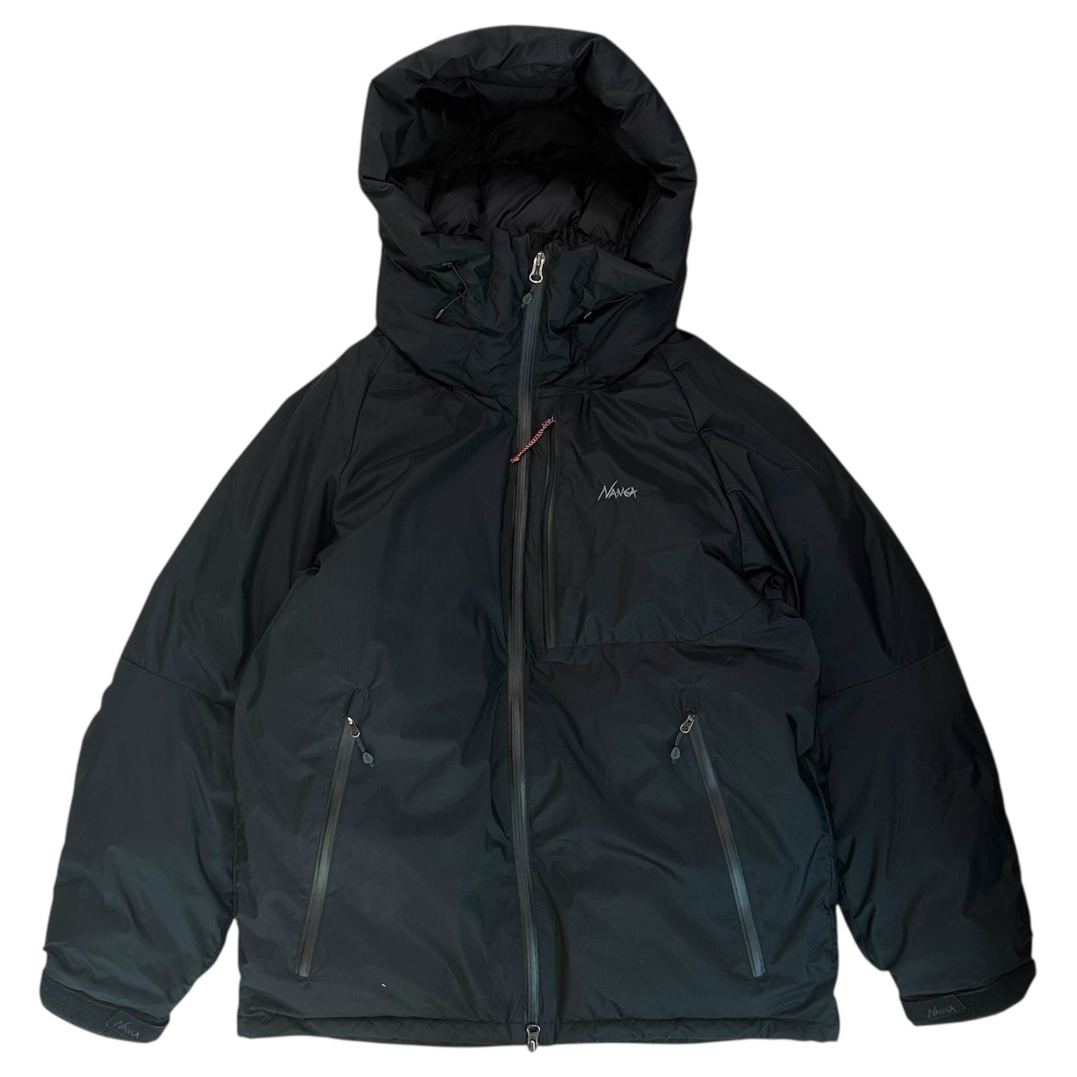 NANGA(ナンガ) AURORA TEX DOWN JACKET オーロラテックス ダウン ジャケット フーデッド M ブラック 参考定価49,500円(税込) 定番人気商品