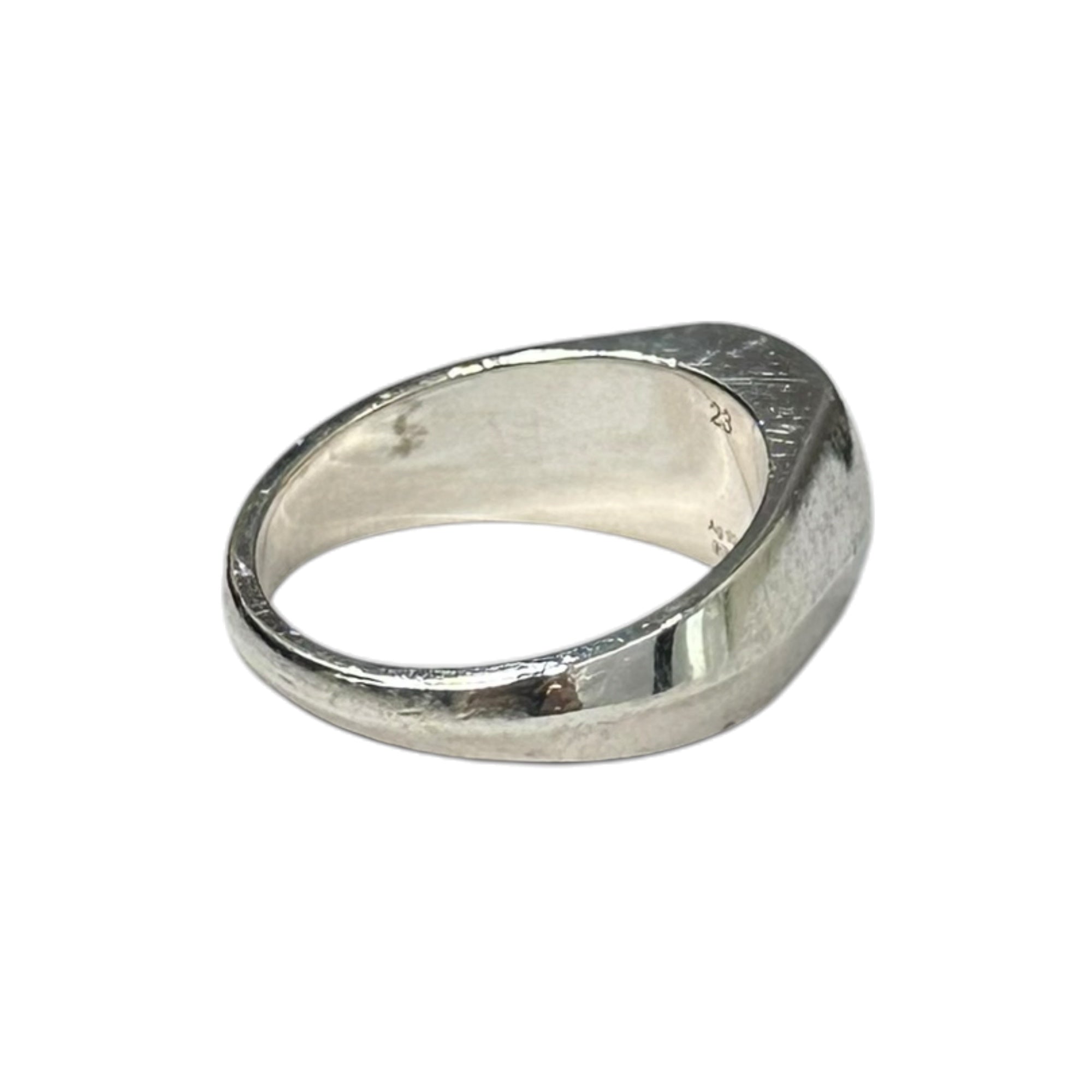 GUCCI(グッチ) Ag 925 Trademark Hexagon Signet Ring トレードマーク