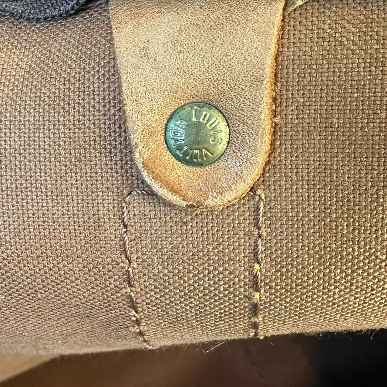 LOUIS VUITTON(ルイヴィトン) 80's Keypor 55 キーポル 55 55 ブラウン 1989年製造 80年代 ヴィンテージ ボストン バッグ