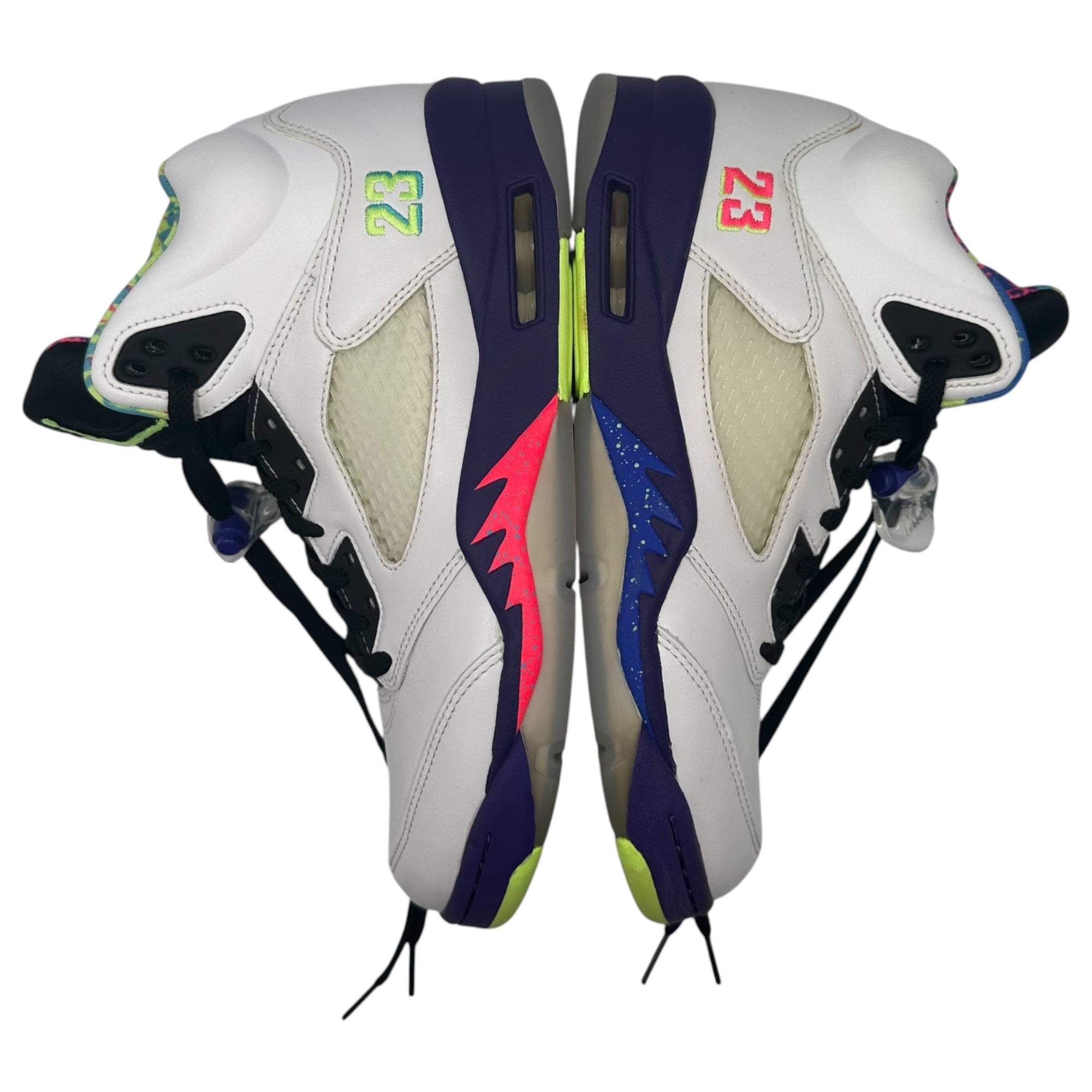 NIKE(ナイキ) AIR JORDAN5 RETRO BEL-AIR エアジョーダン5 レトロ ベル エアー DB3335-100 26.0cm ホワイト×パープル