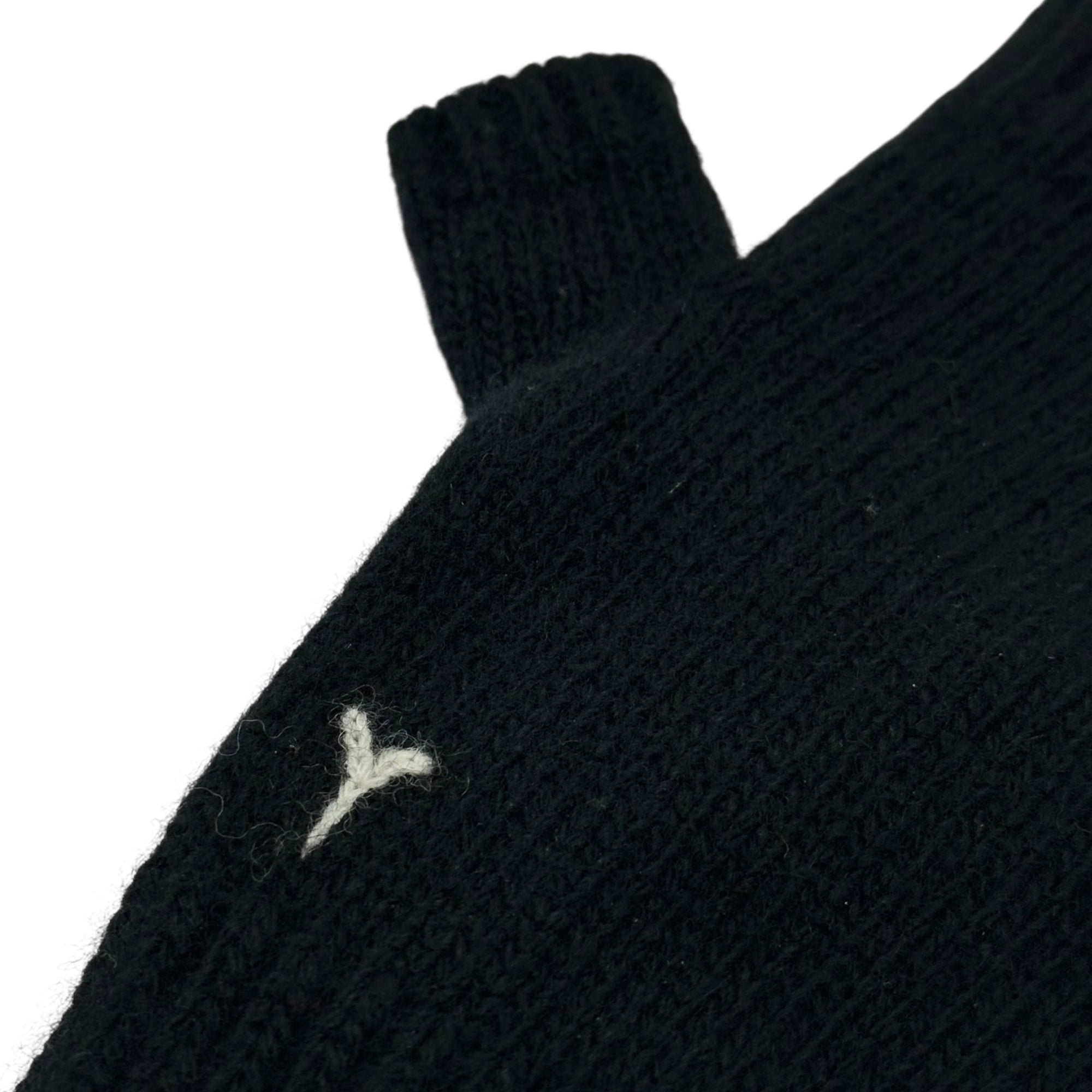 Y's(ワイズ) Y Embroidered Hand Warmers Y 刺繍 ハンドウォーマー YC-A14-198 ブラック 手袋