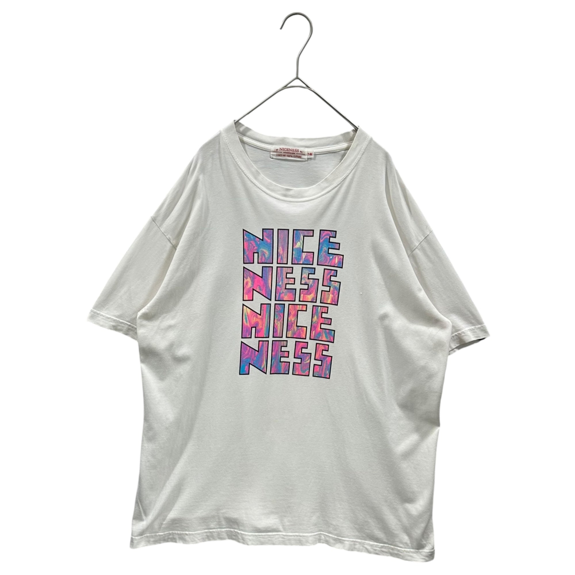 NICENESS(ナイスネス) GRATEFUL TEE ロゴ 半袖 Tシャツ NN-J03S20 M ベージュ