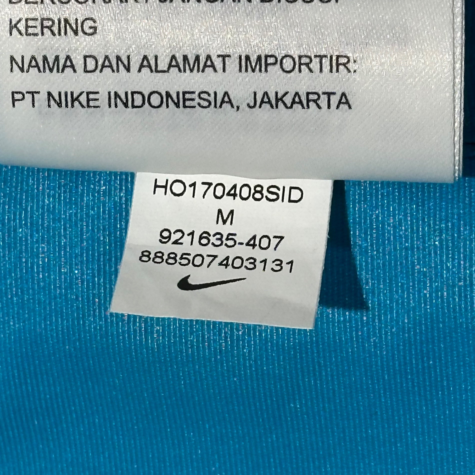 SUPREME×NIKE(シュプリーム×ナイキ) 17AWTrail Running Jacket トレイル ランニング ジャケット 921635-407 M ブルー×ブラック ナイロン トラック