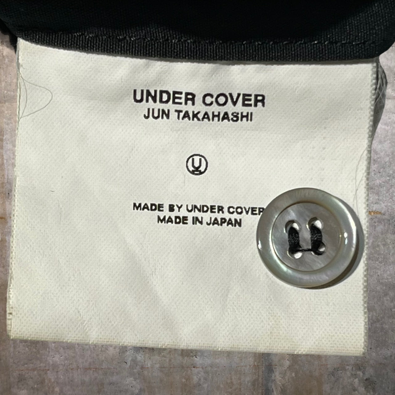 UNDERCOVER(アンダーカバー) 99AWアーミーシャツ Q201 M ブラック 