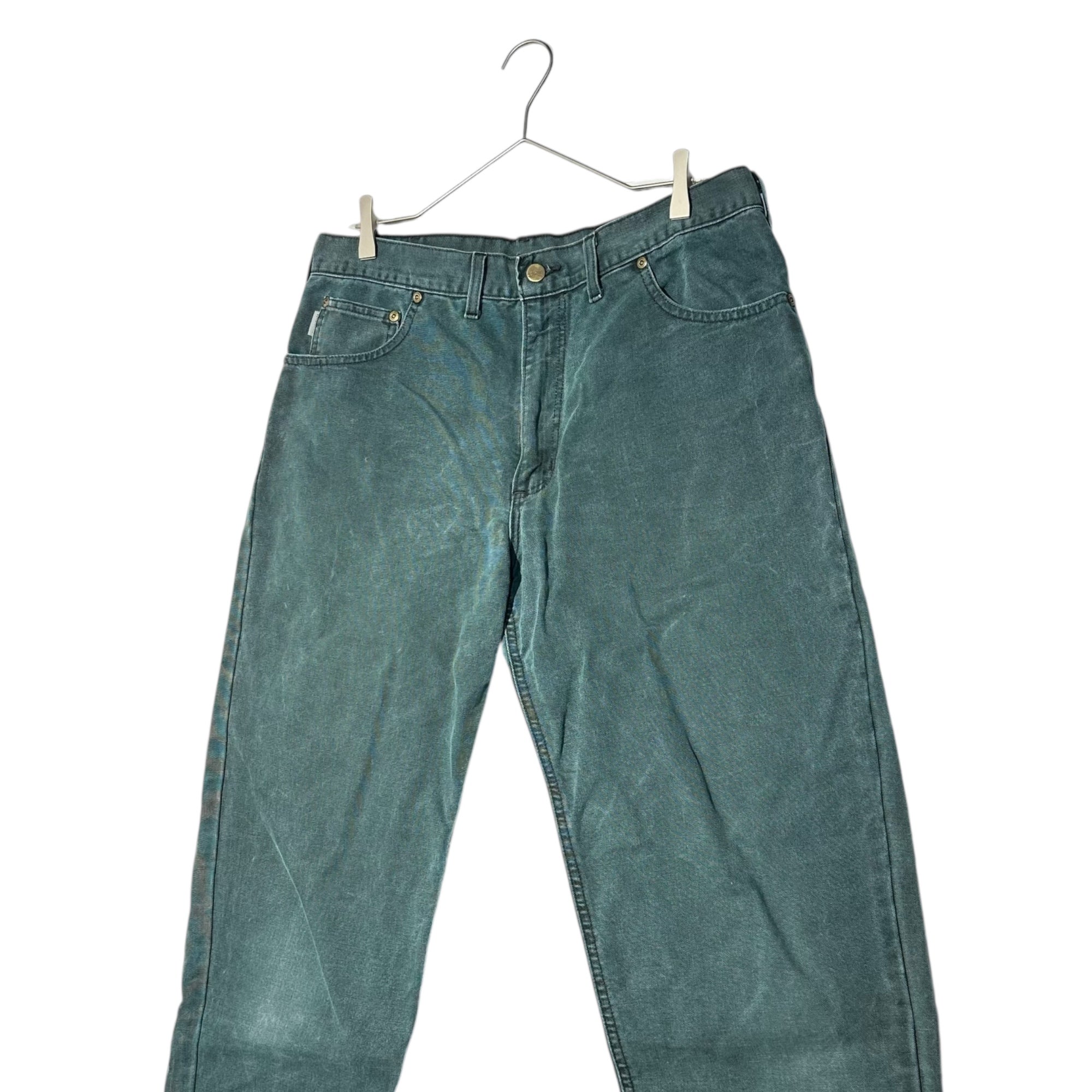 carhartt(カーハート) 70's Vintage Painter Pants 70年代 ヴィンテージ ペインター パンツ 36 グリーン TALON 42