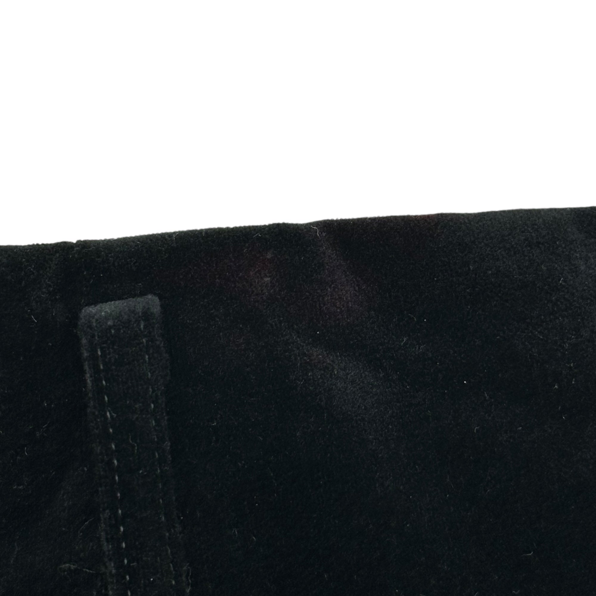 COMME des GARCONS HOMME PLUS(コムデギャルソンオムプリュス) 19AW Side Chapter Velour Tuck Pants 側章 ベロア タック パンツ PD-P009 M ブラック AD2019 スラックス ワイド テーパード