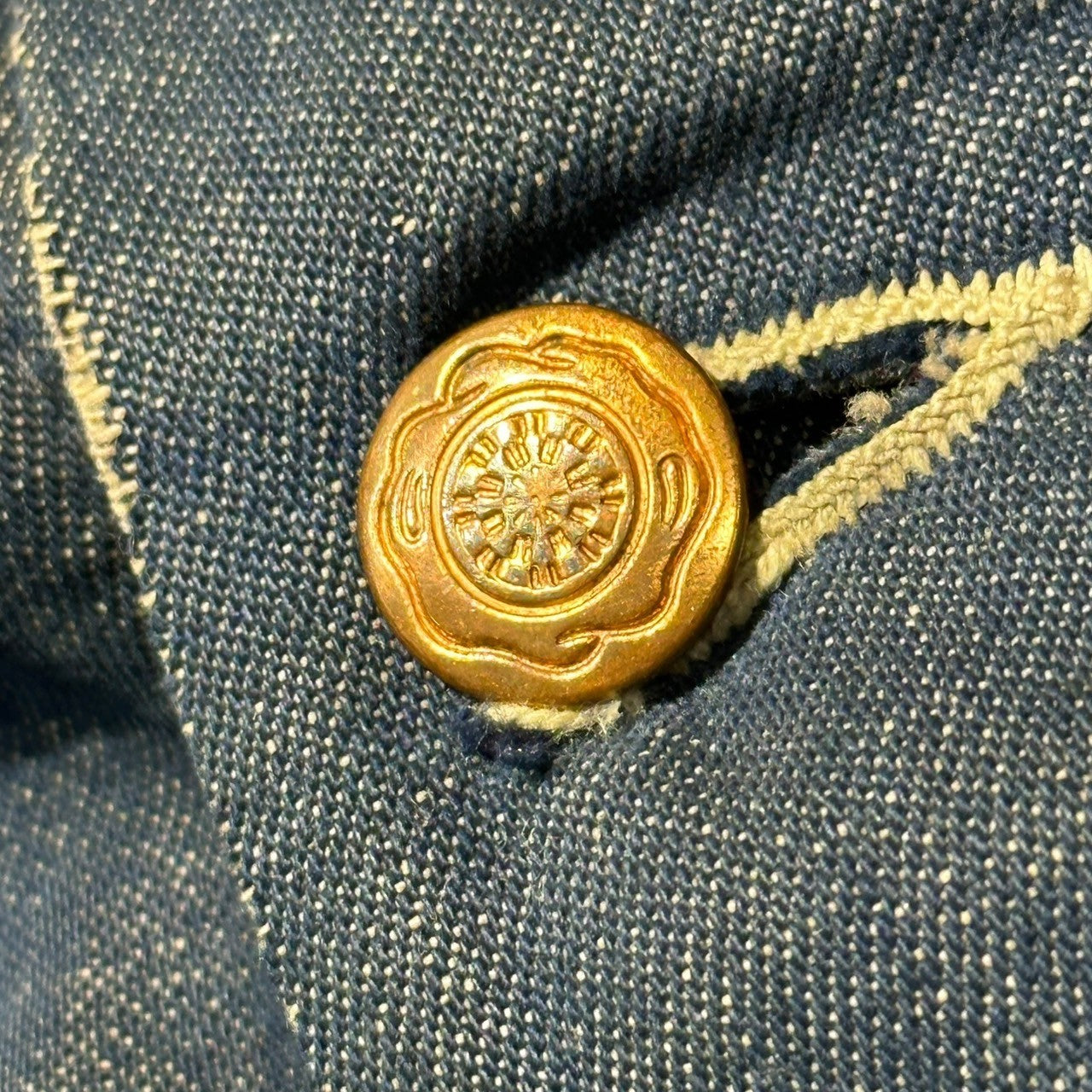 WRANGLER(ラングラー) 70's Denim Coverall Blanket ブランケット ライナー デニム カバーオール 38(M程度) インディゴ 70年代 ヴィンテージ ジャケット