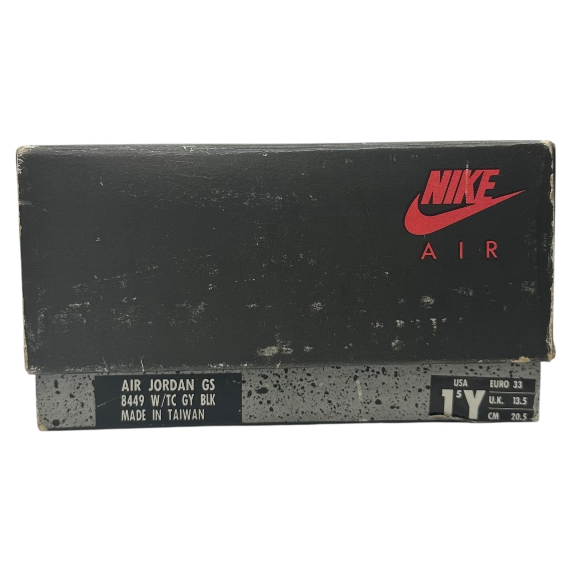NIKE(ナイキ) 1989 AIR JORDAN 4 GS ”White Cement” エアジョーダン 4 ホワイト セメント 8449 1.5Y(20.5cm) ホワイト×グレー 80's 80年代 ヴィンテージ スニーカー