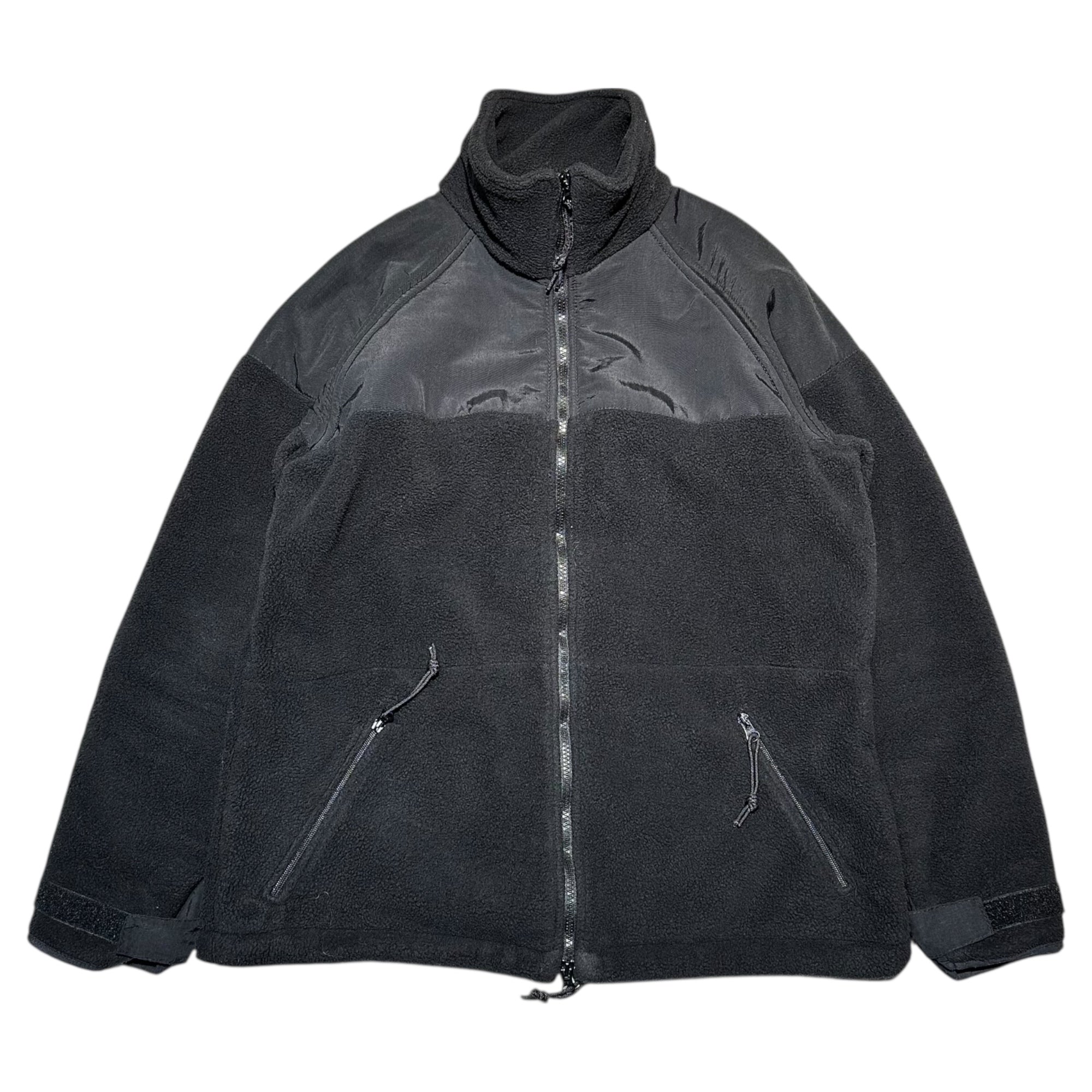 US ARMY(アメリカ軍) ECWCS GEN2 Polartec Fleece NCED社製 エクワックス ポーラーテック フリース ジャケット 8415-01-461-8337 M ブラック ミリタリー