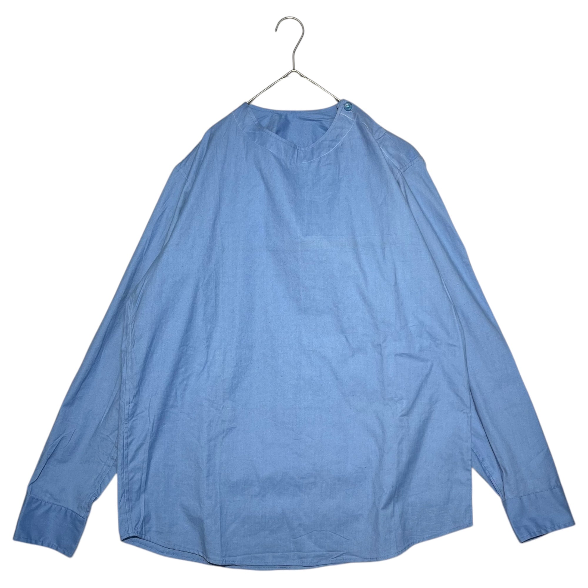 Rumania military(ルーマニア軍) Sleeping shirt スリーピング シャツ 50(L程度) スカイブルー 放出品 プルオーバー