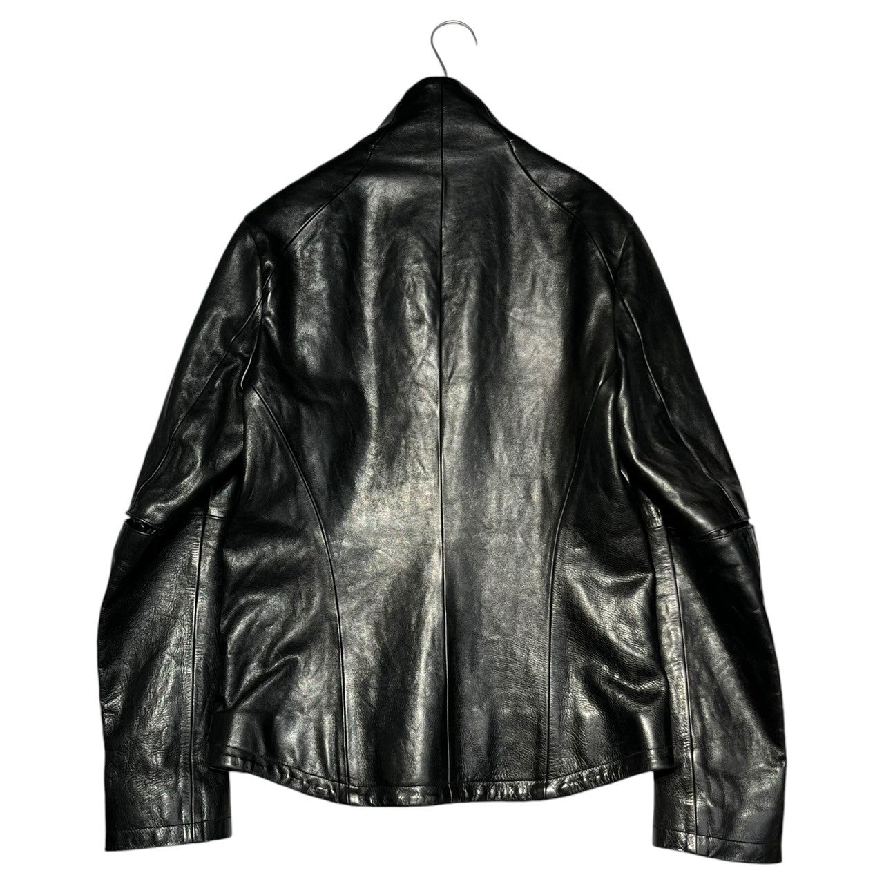 SADDAM TEISSY(サダムテイシー) high neck leather horse jacket ハイネック ホース レザー ジャケット ST105-0047S 2(M程度) ブラック 馬革