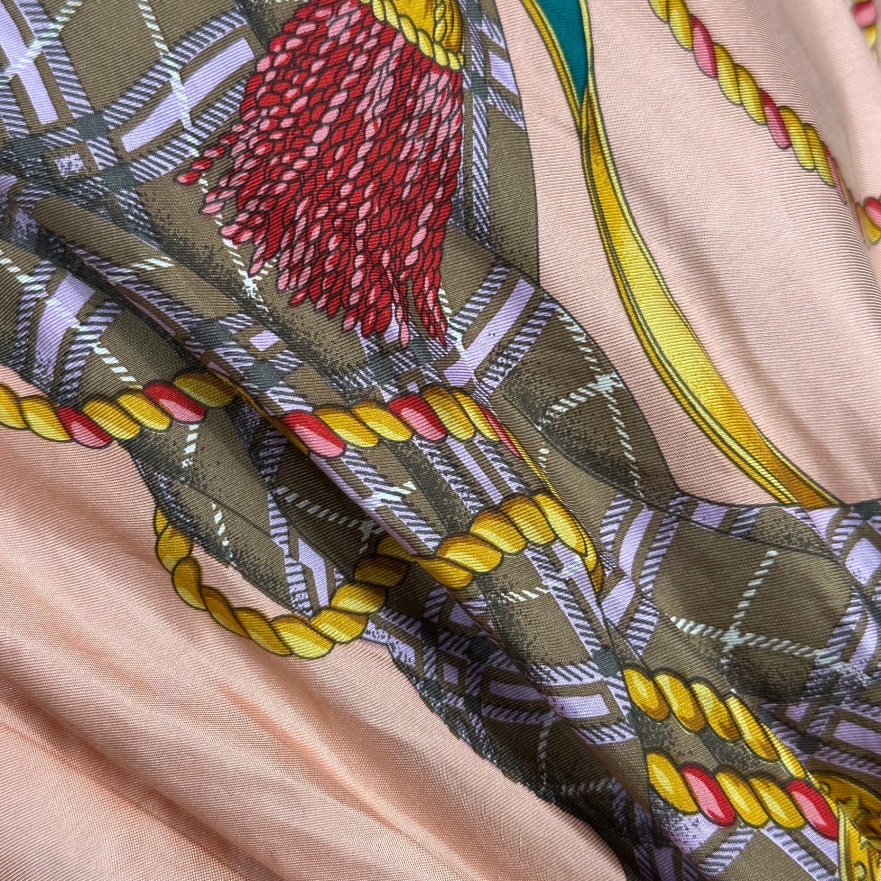 COMME des GARCONS(コムデギャルソン) 1999SS Aoyama Exclusive Silk Scarf Skirt 青山限定 シルク スカーフ スカート KX-912010 FREE ピンク AD1998