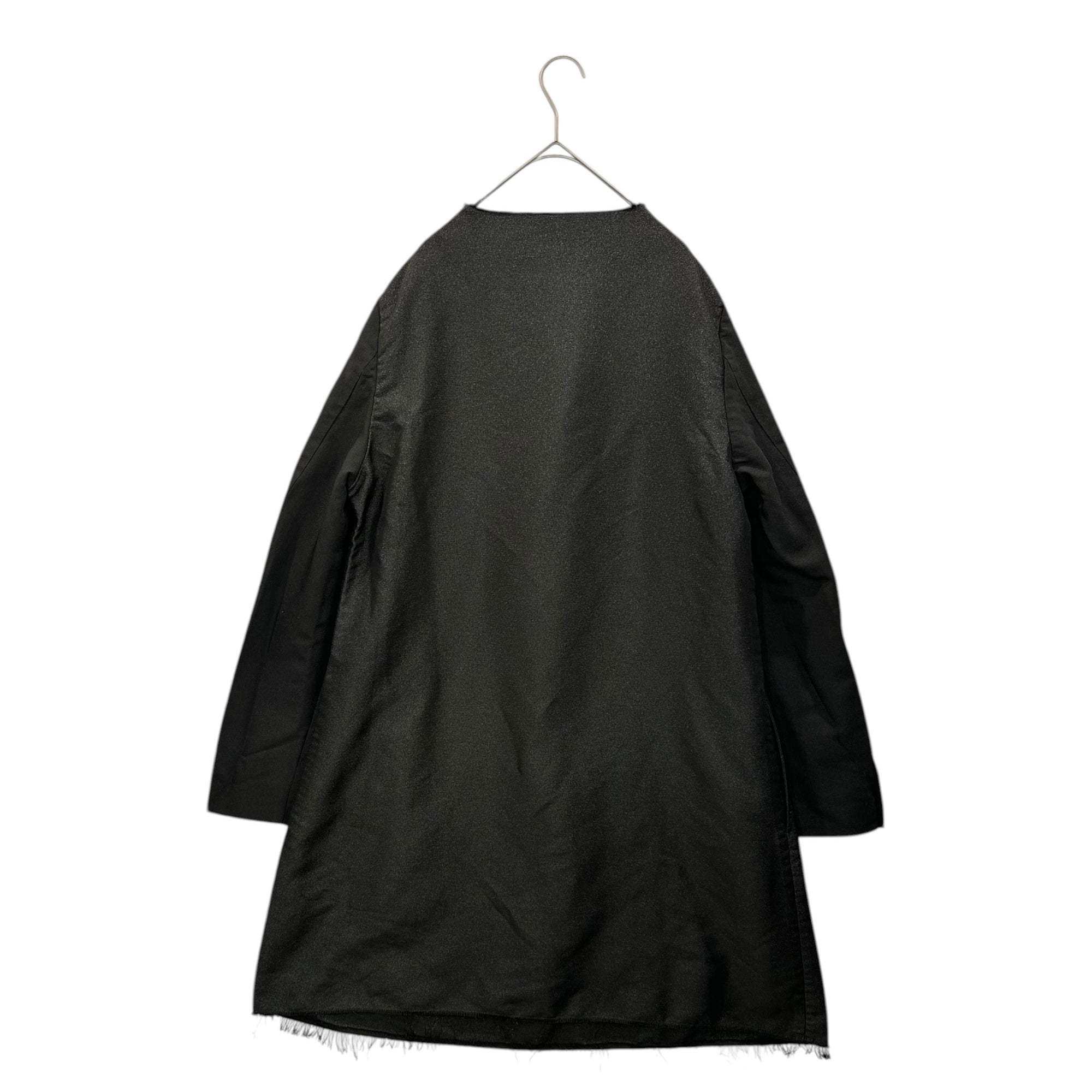 COMME des GARCONS HOMME PLUS(コムデギャルソンオムプリュス) 19AW Esther Jacket Sleeve Long Silhouette Dress エステル ジャケットスリーブ ロング シルエット ワンピース PD-J067 S ブラック AD2019 「暗闇のなかに見る美しさ」期 PD-J067 S ブラック