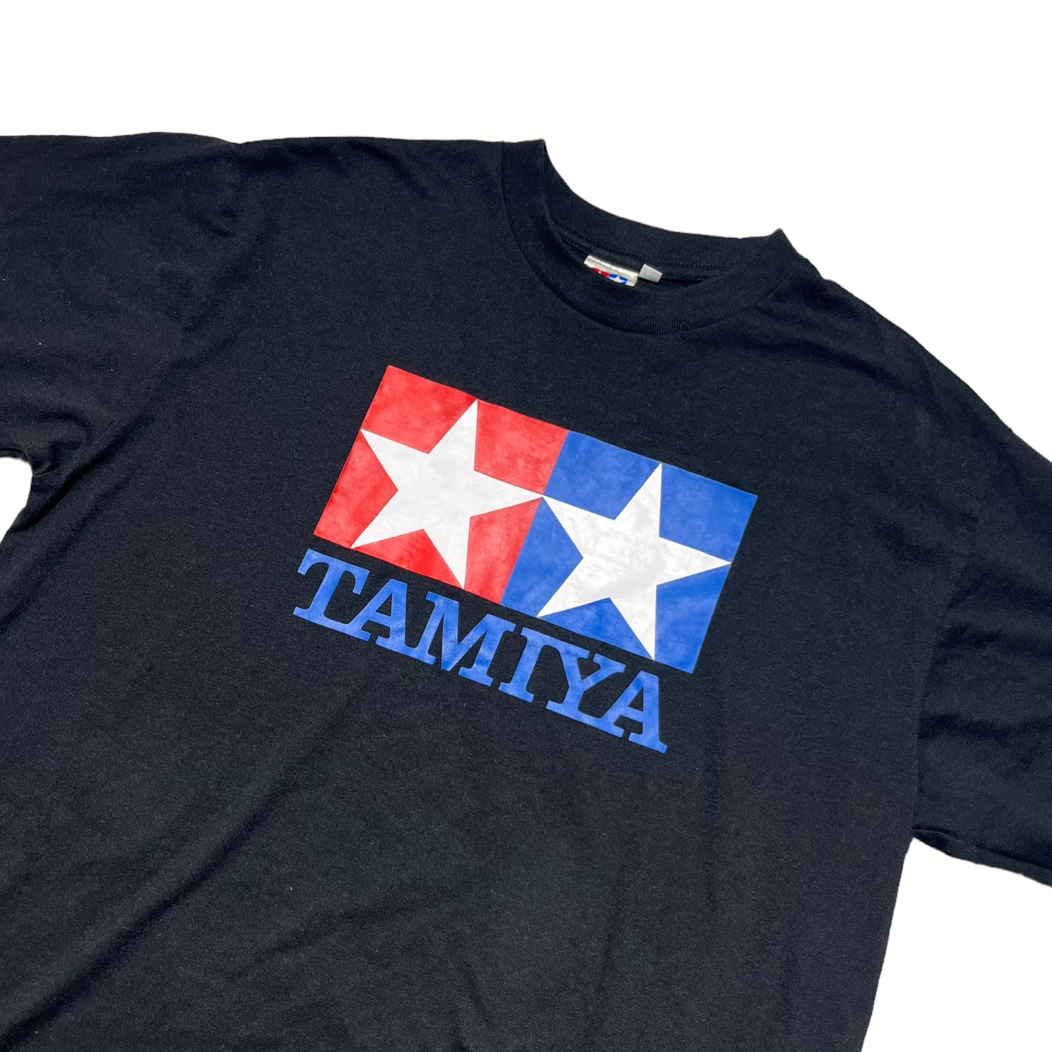 USED(ユーズド) OLD TAMIYA LOGO T-SHIRT タミヤ 企業ロゴ Tシャツ L ブラック