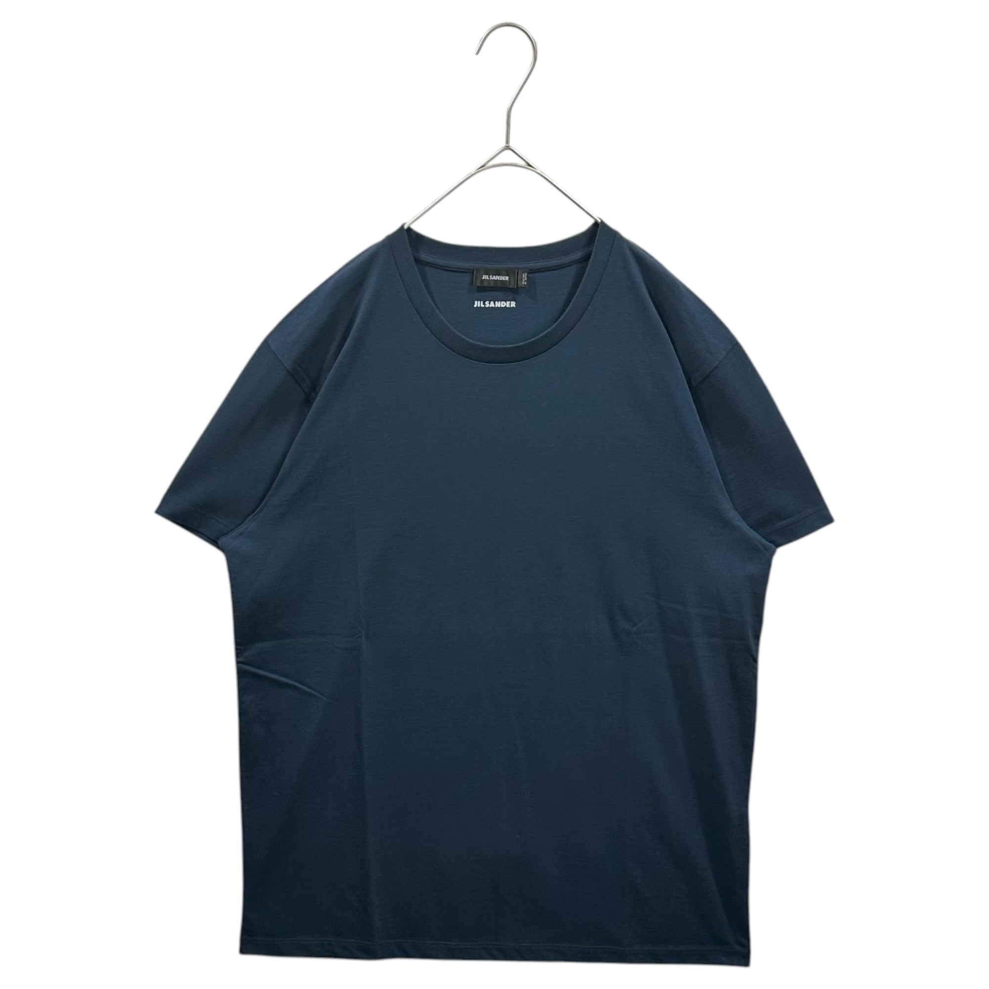 JIL SANDER(ジルサンダー) Cotton T-Shirt コットン Tシャツ KK JM HM 0003 XL ネイビー 無地