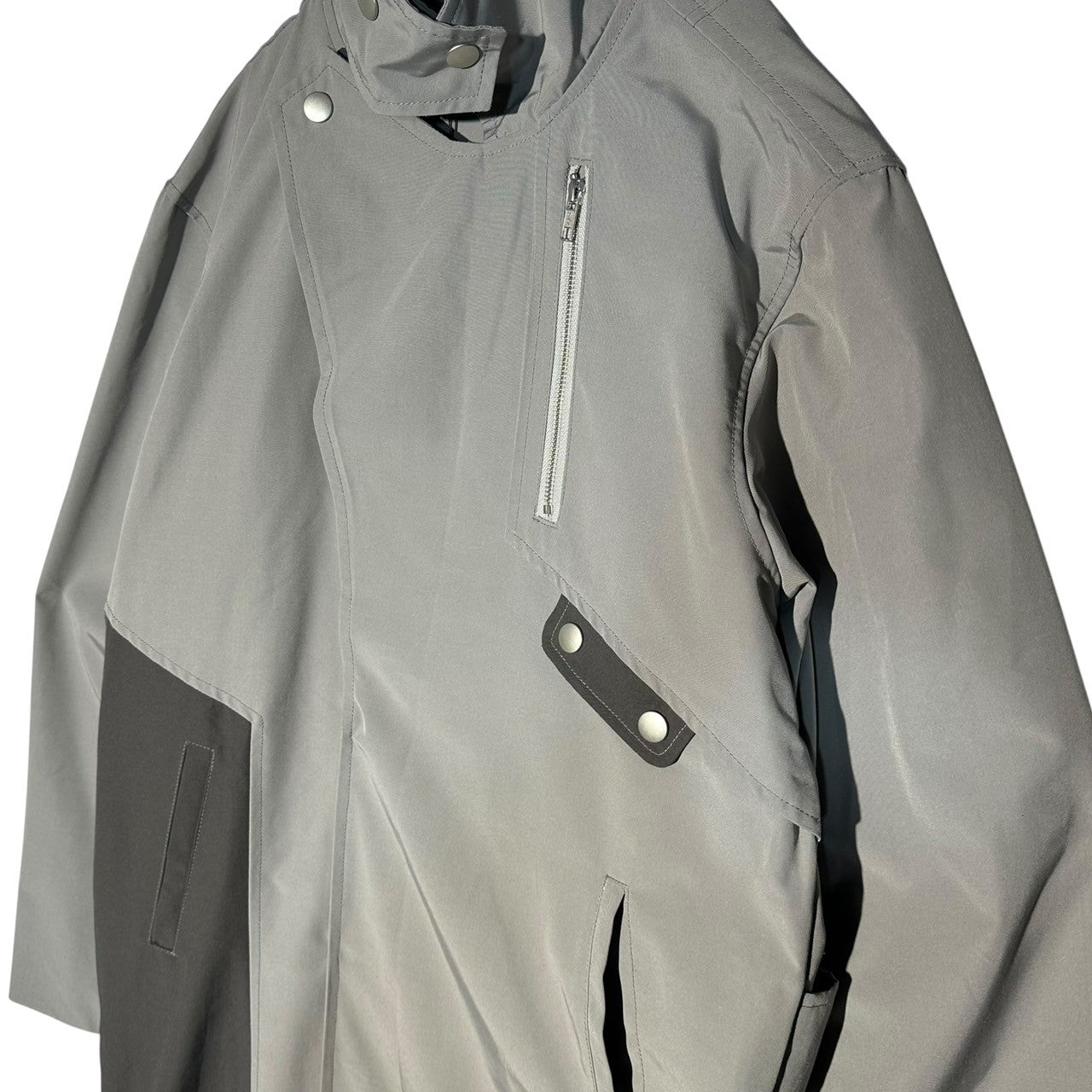 FULL OF SSUN CLOTHING(フルオブサンクロージング)  24AW LOREM IPSUM NYLON COAT ロレム イプサム ナイロン コート L程度 グレー