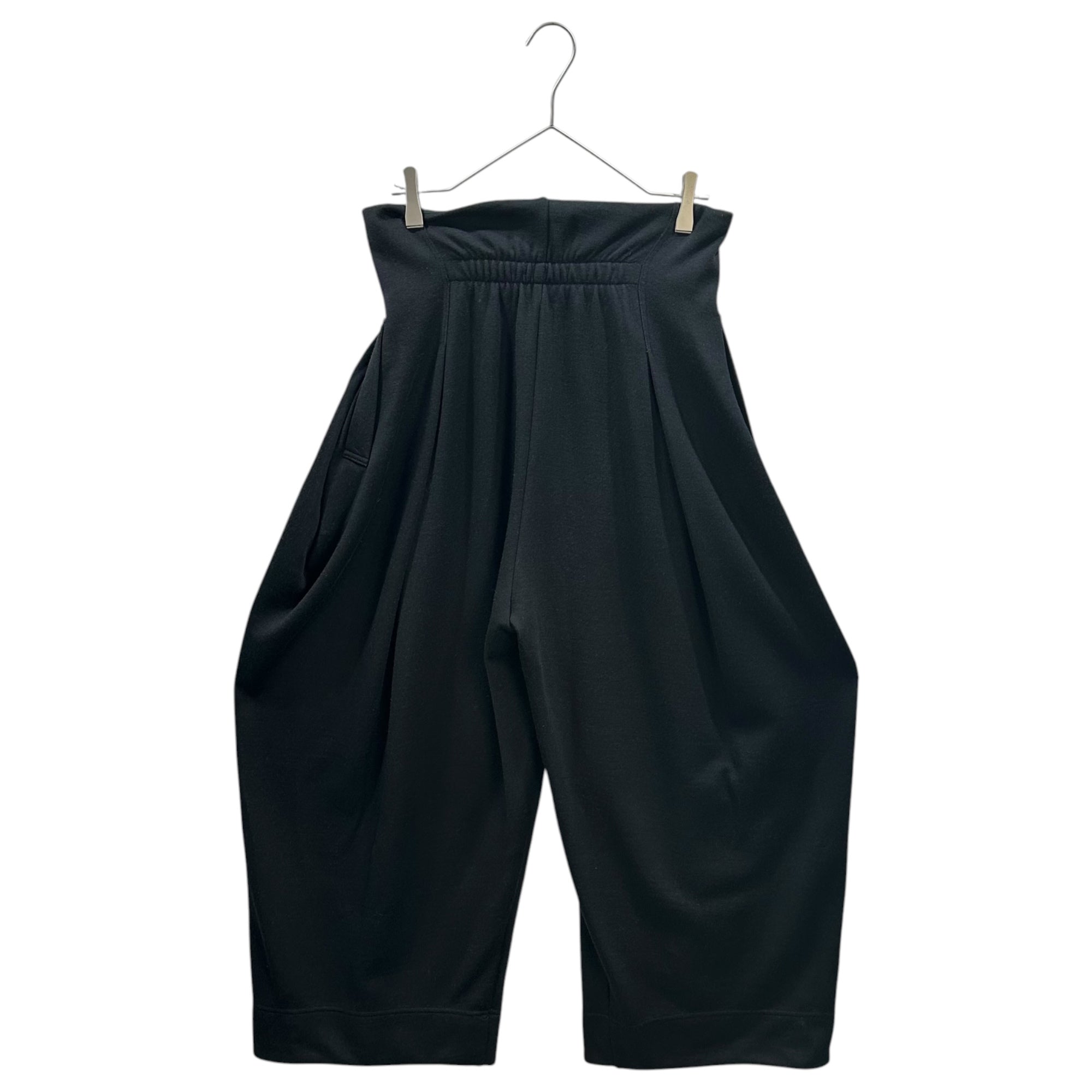 divka(ディウカ) 2023AW Wo/Co High-Waist Wide-leg Pants ウール コットン ハイウエスト ワイド パンツ DK24-CS02-P03 2 ブラック イージー