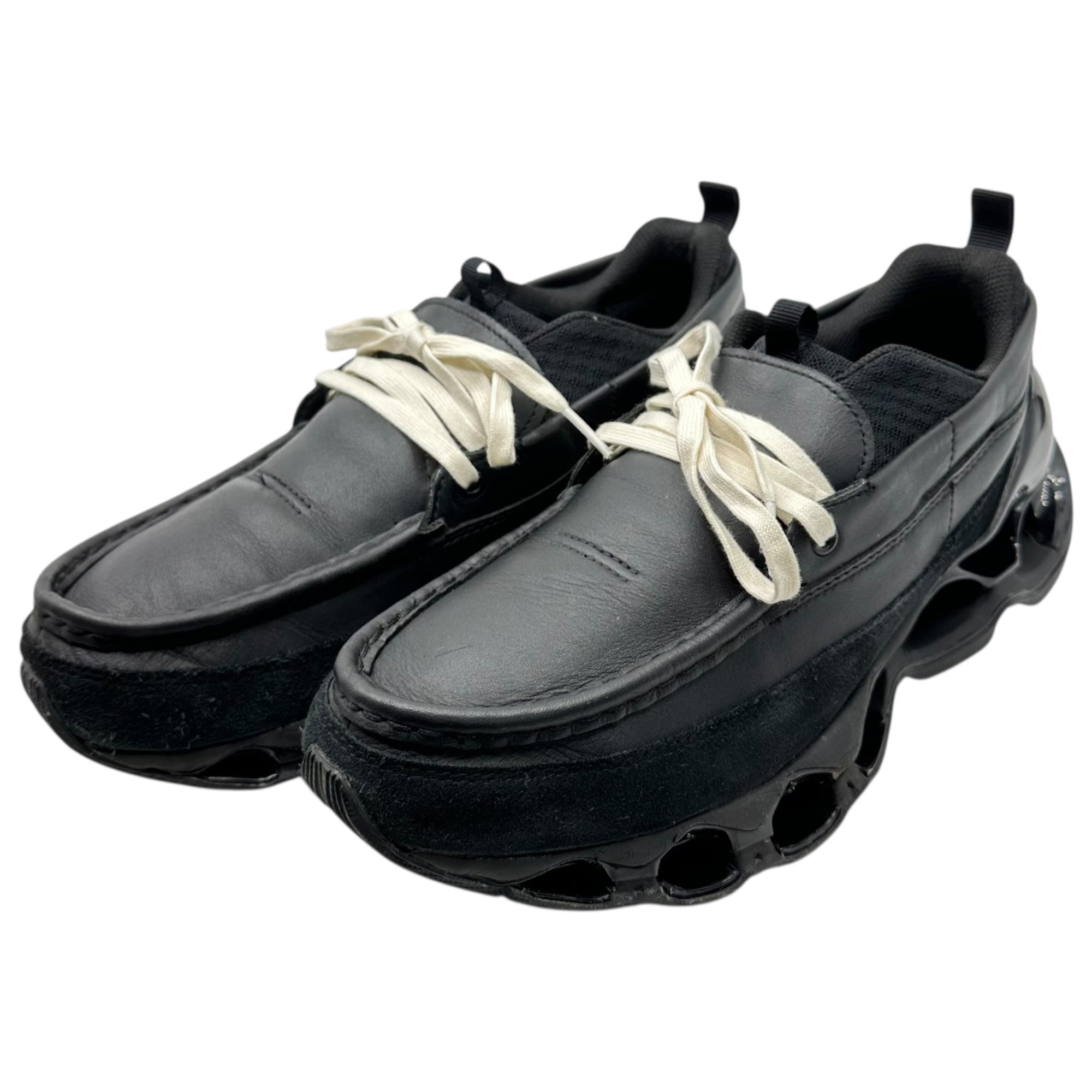 MIZUNO(ミズノ) 24SS WAVE PROPHECY MOC ウェーブ プロフェシー モック ローカット スニーカー レザー D1GD230601 27.0cm ブラック 箱付