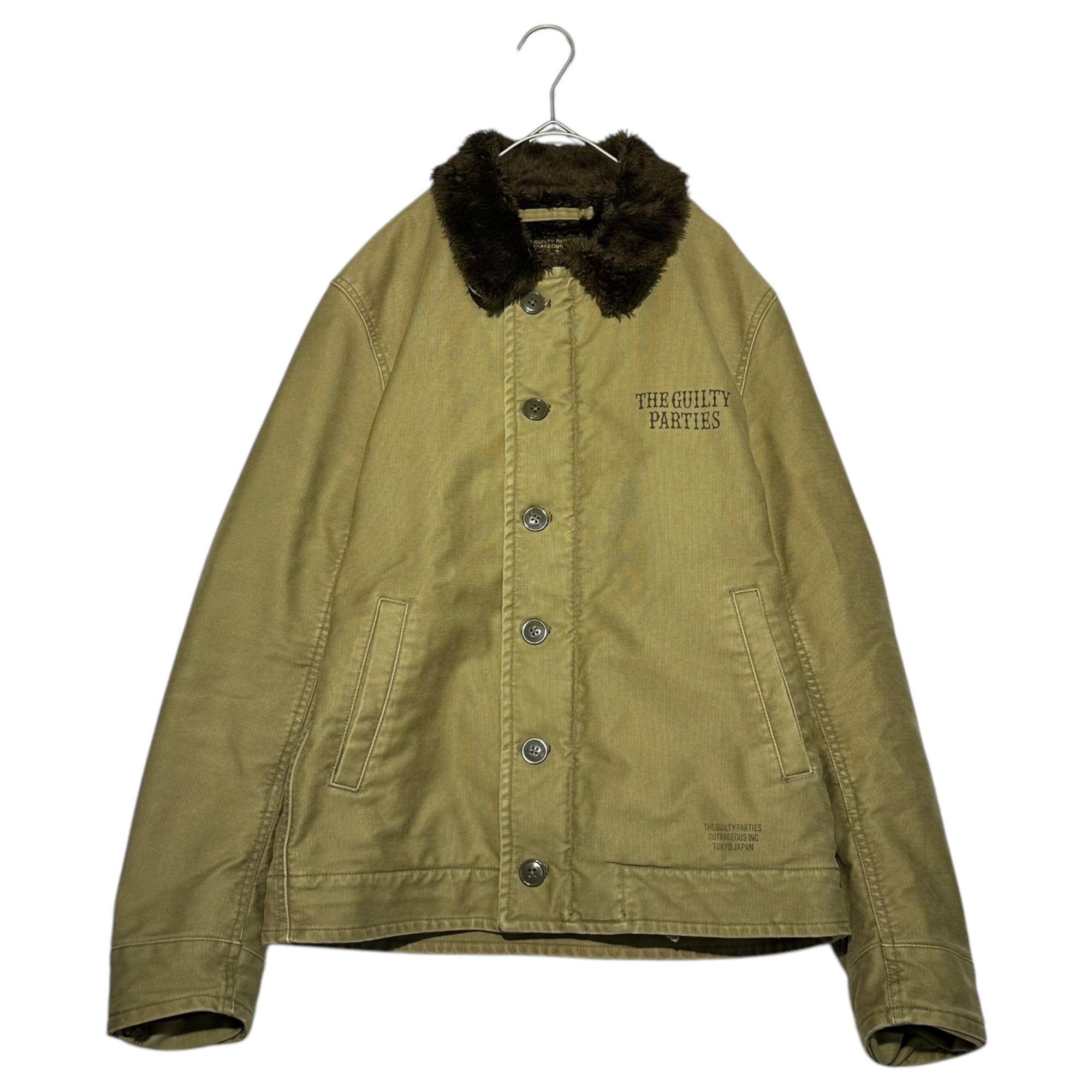 WACKO MARIA(ワコマリア) 17AW Back Maria N-1 Deck Jacket バック マリア N-1 デッキ ジャケット M カーキ