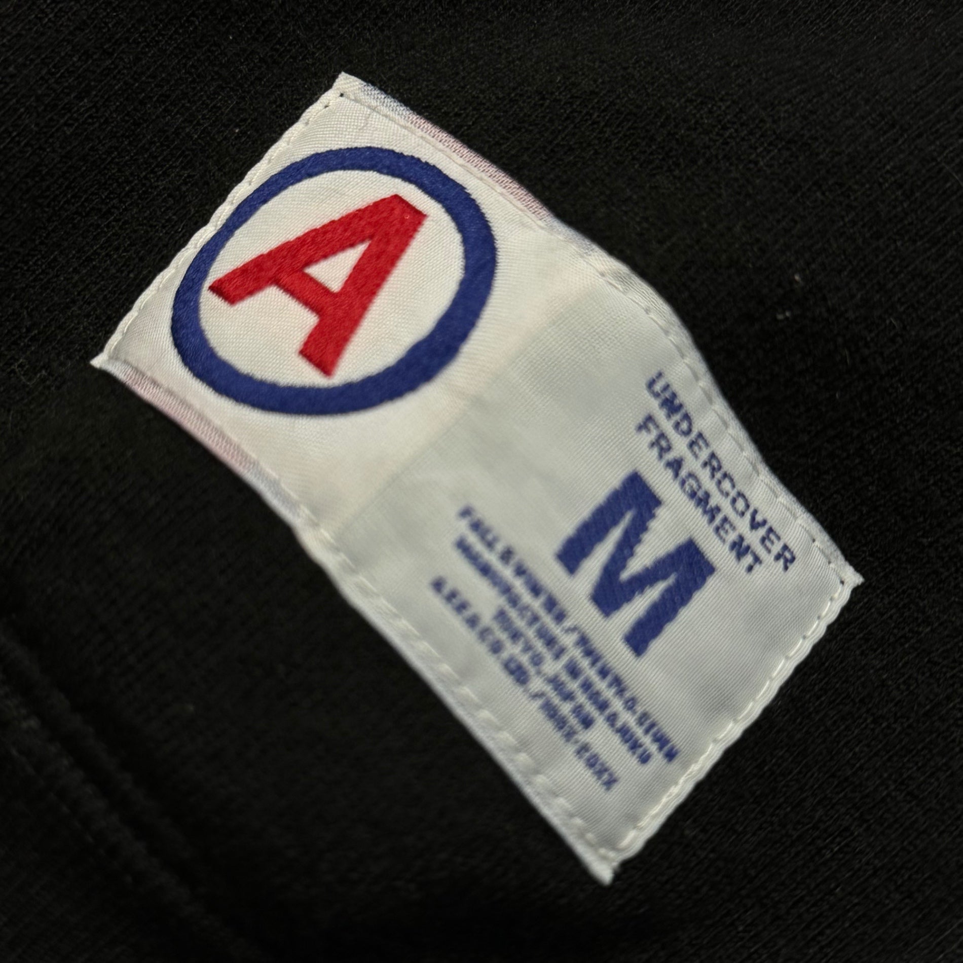 AFFA(エーエフエフエー) UA LOGO WOOL MIX ZIP HOODIE ロゴ ウール混 ジップ アップ パーカー FA7A10 M ブラック