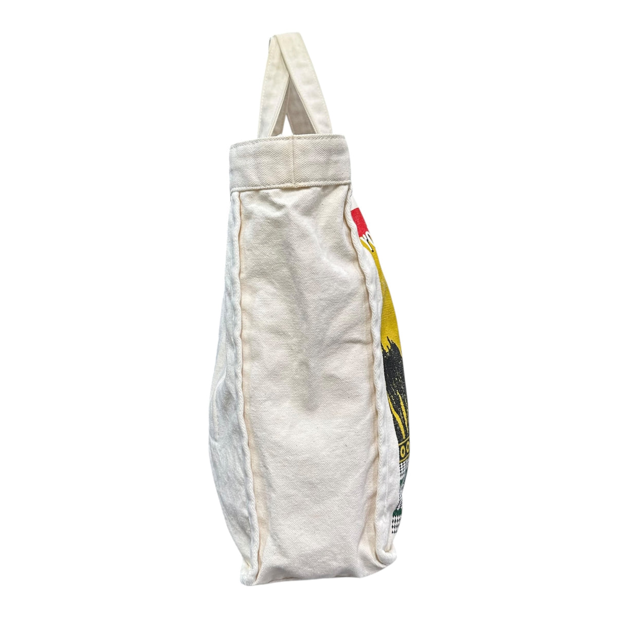 robe de chambre COMME des GARCONS(ローブドシャンブルコムデギャルソン) Tiger Graphic Canvas Tote Bag 虎 グラフィック キャンパス トートバッグ アイボリー×マルチカラー