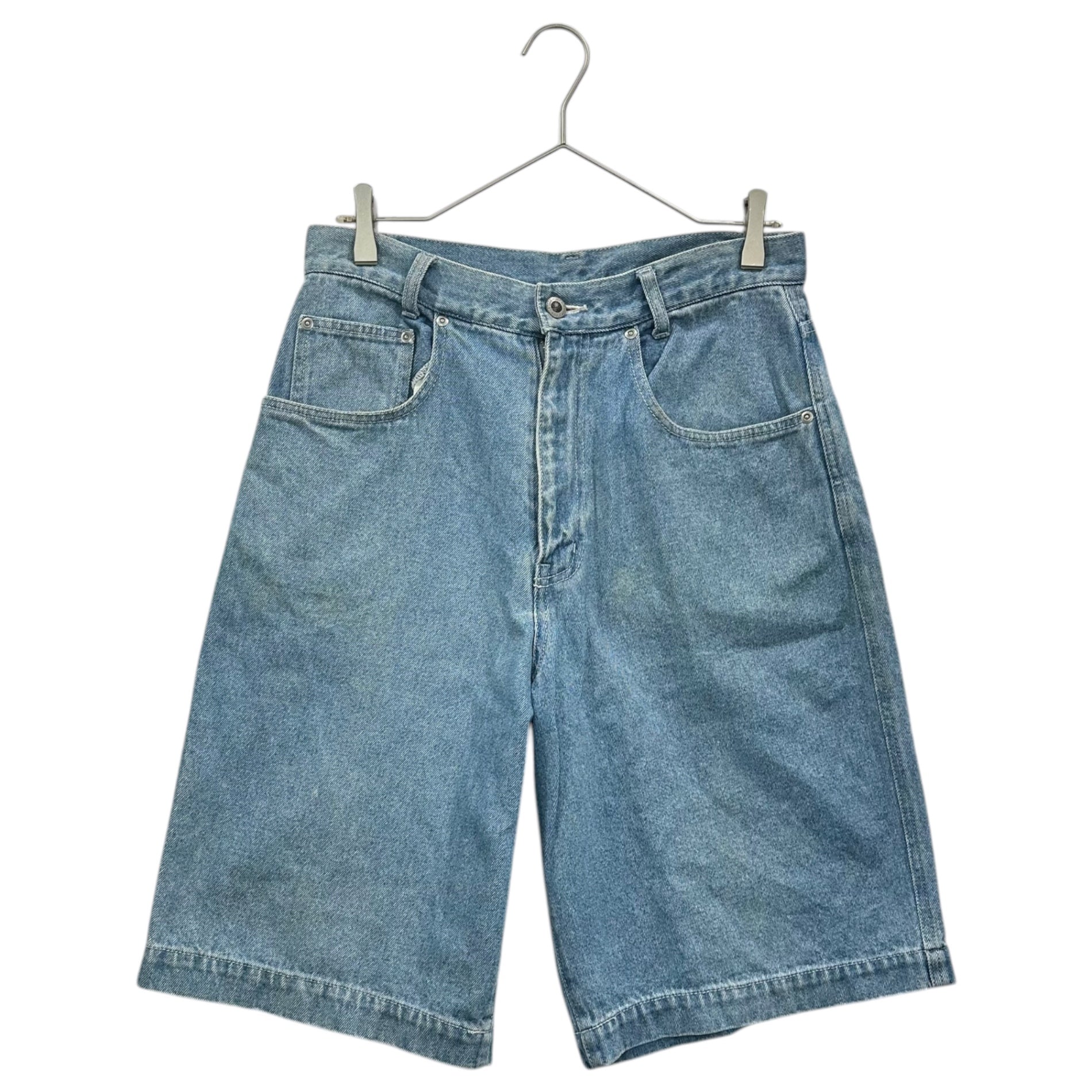 UNIQUE CLOTHING WAREHOUSE(ユニーククロージングウェアハウス) 80's DENIM SHORTS デニム ショーツ 約W30(78cm) ライトインディゴ 80年代 最初期タグ ヴィンテージ OLD UNIQLO ユニクロ パンツ