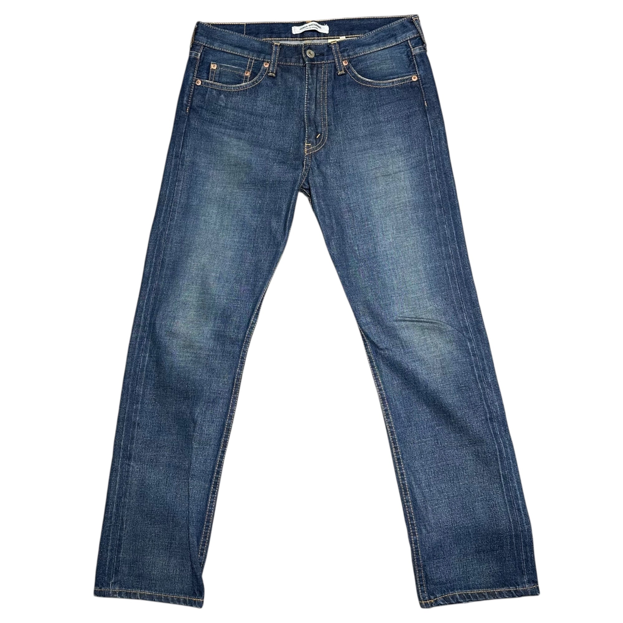 COMME des GARCONS JUNYA WATANABE(コムデギャルソンジュンヤワタナベ) Straight-leg denim pants ストレート デニム パンツ JZ-P202 M インディゴ AD2010