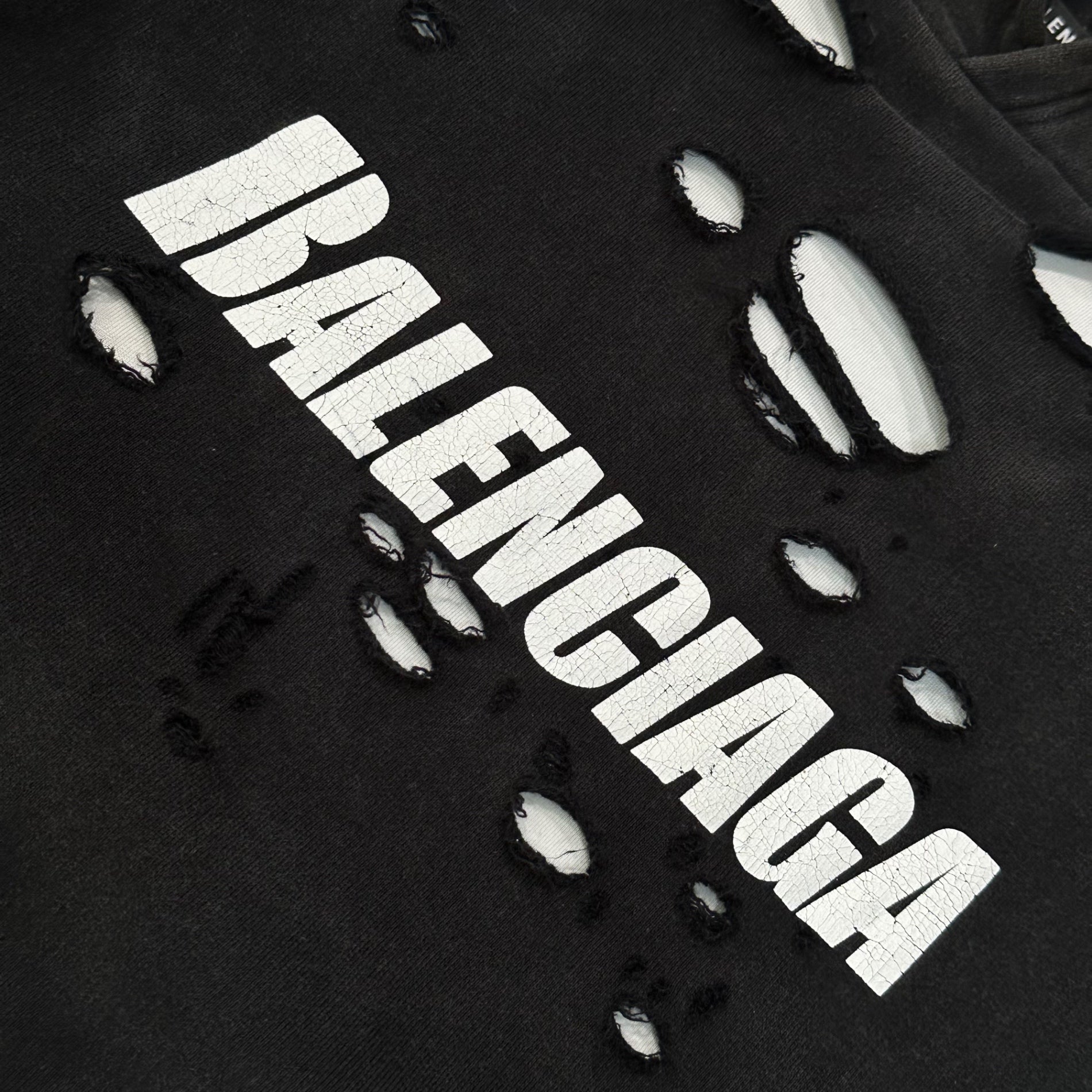 BALENCIAGA(バレンシアガ) 21SS Caps Destroyed Hoodie キャップス