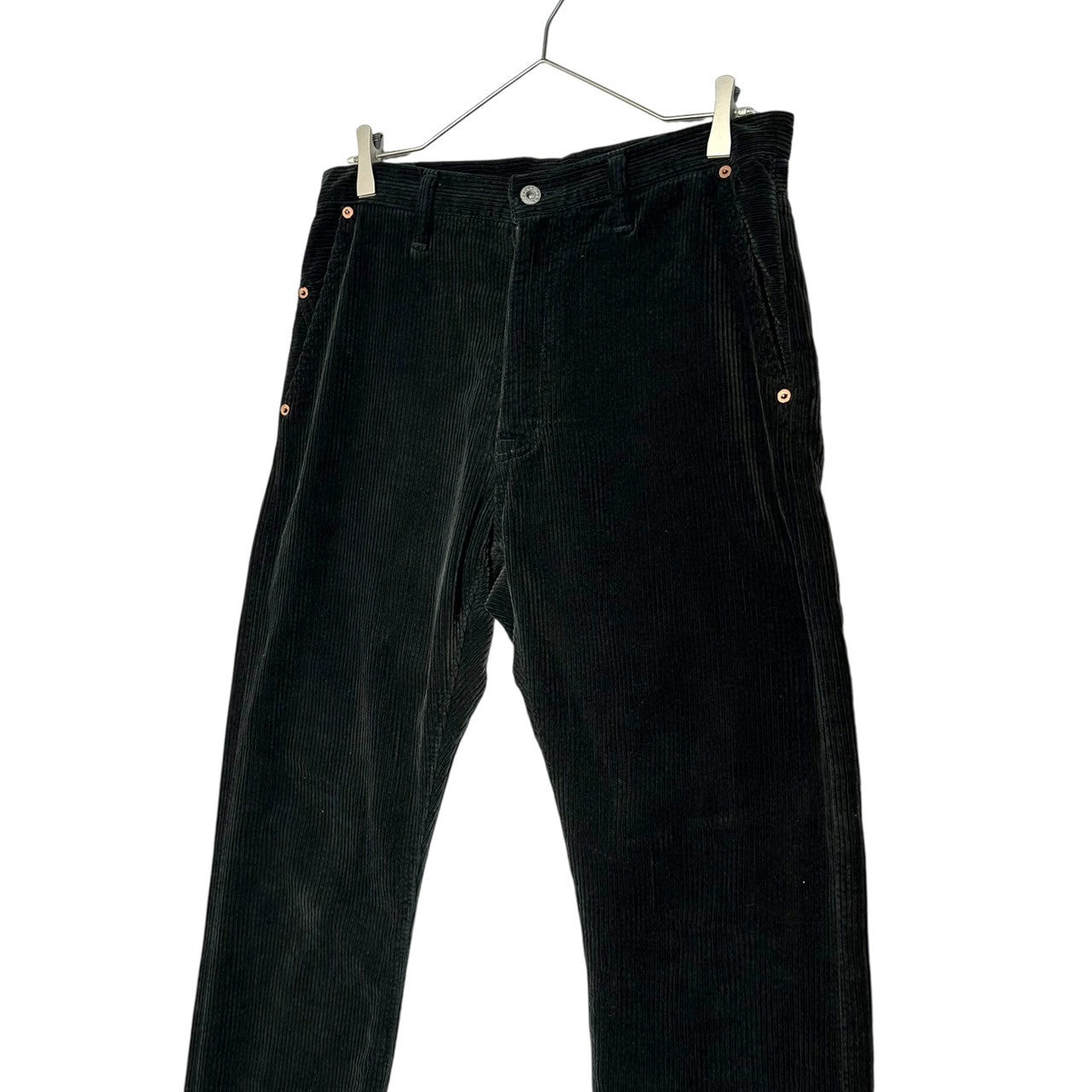 doublet(ダブレット) 17AW Straight corduroy pants ストレート コーデュロイ パンツ 17AW12PT58 M ブラック