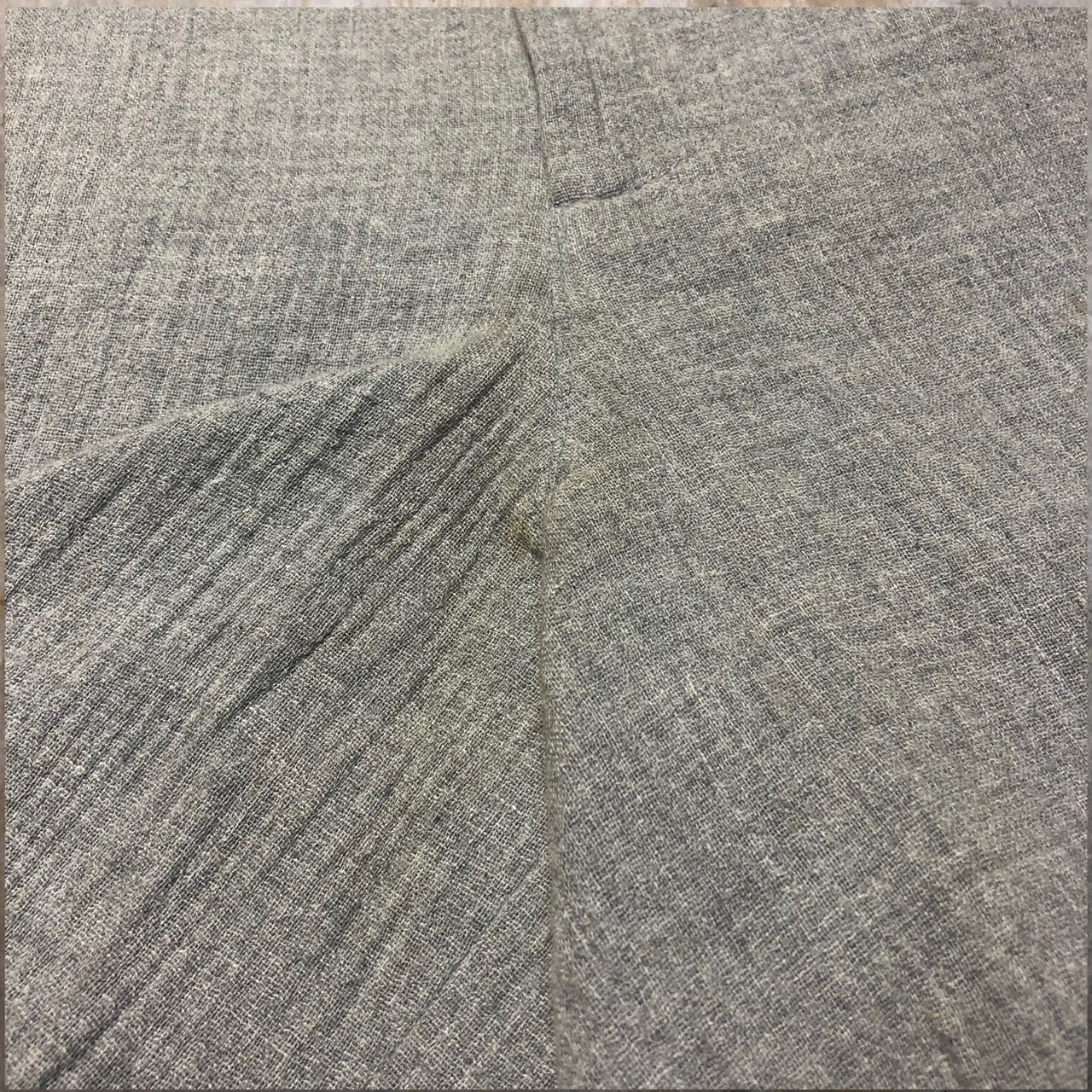 i.s. ISSEY MIYAKE(アイエス イッセイミヤケ) 90’s cotton wide half pants/コットンワイドハーフパンツ IS 41-FF044 M（メンズサイズ） グレー