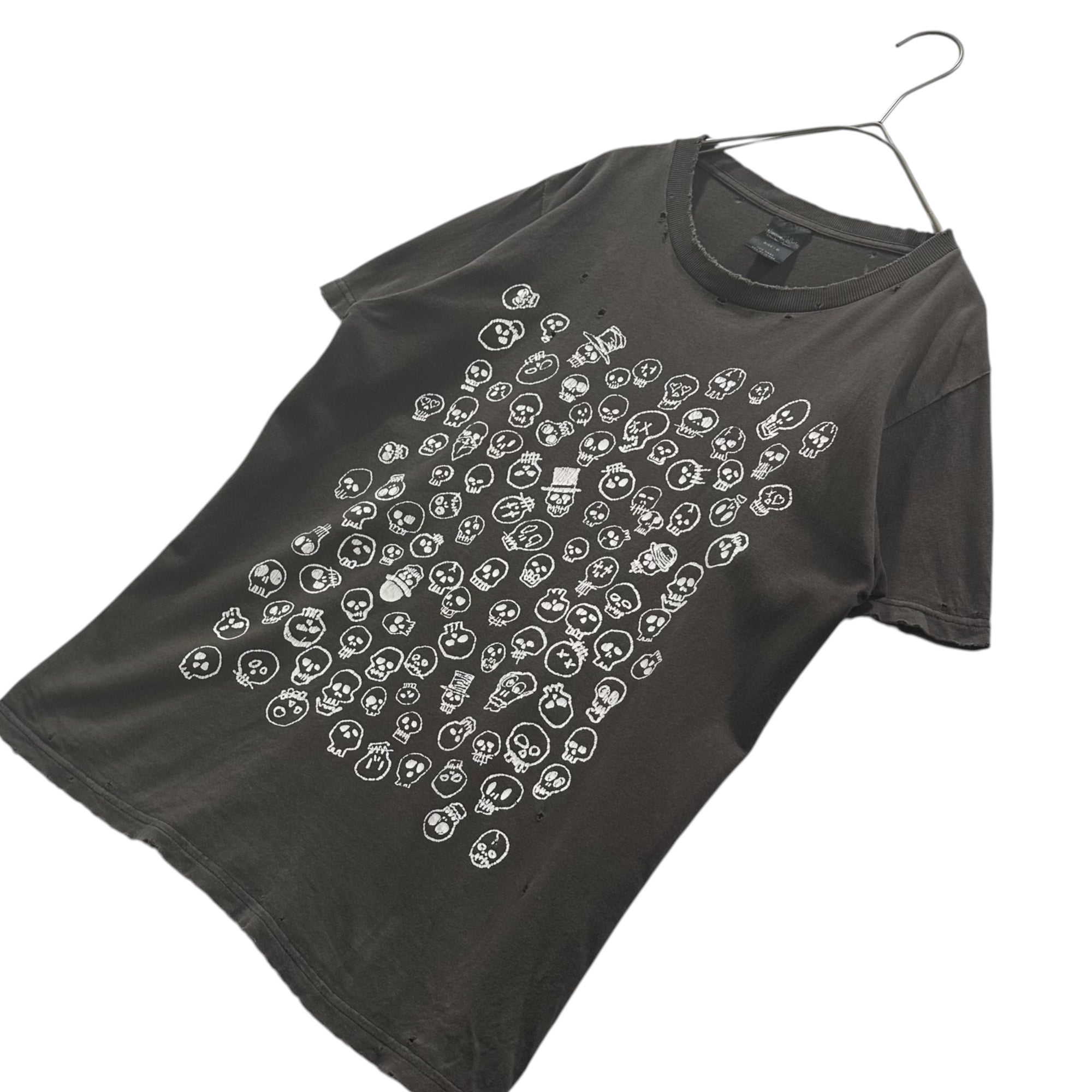 NUMBER (N)INE(ナンバーナイン) 2005SS ”Night Crawler” Skull-Print T