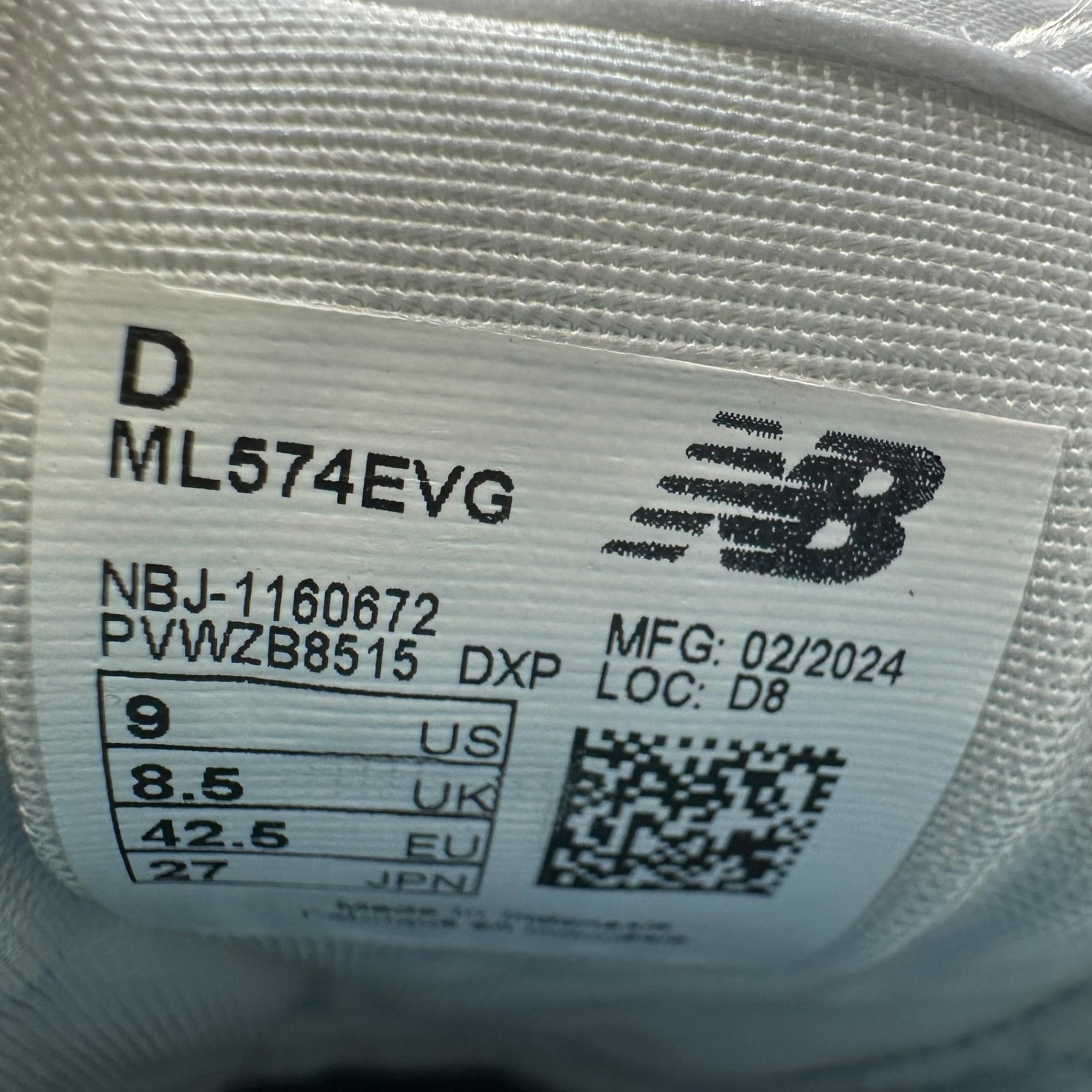 NEW BALANCE(ニューバランス) 574 Core Low-top sneakers ローカット スニーカー ランニング シューズ ML574EVG 27cm グレー